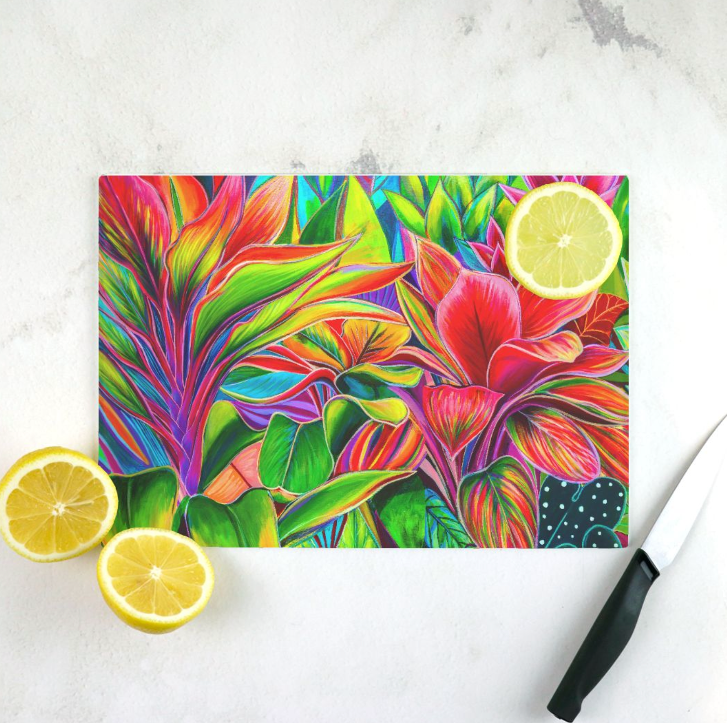 New - Tropical Light - Is our newest addition to our Hawaiian cutting boards collection