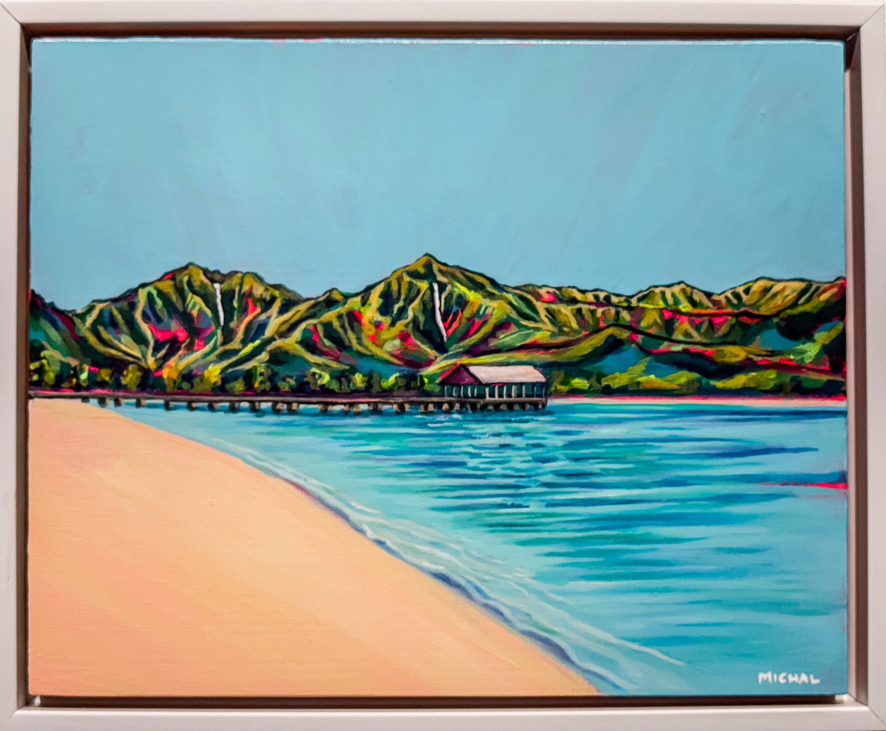 Hanalei Pier - New Original Painting - Kauai Island Hawaii