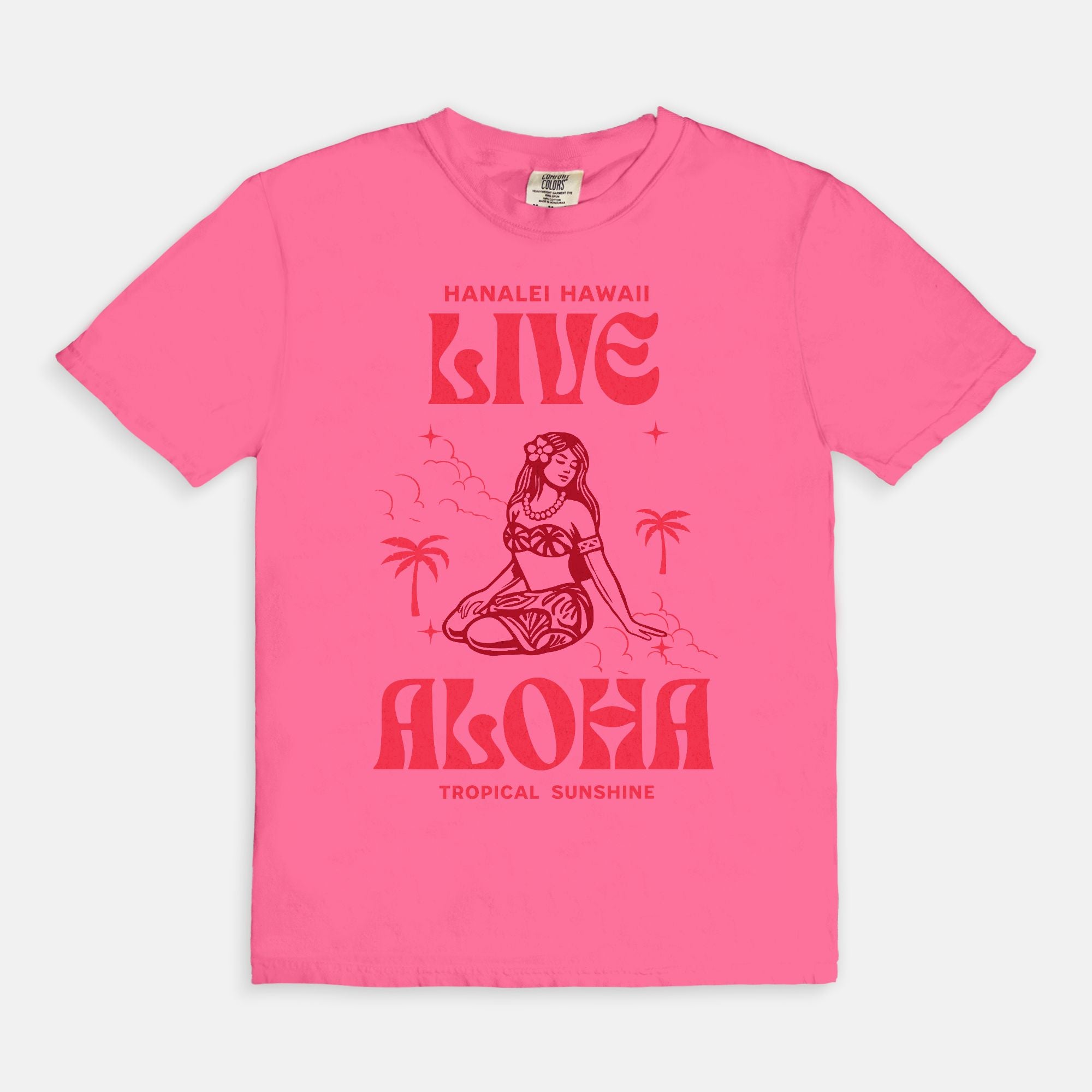 Live Love Aloha - Cotton T Shirt