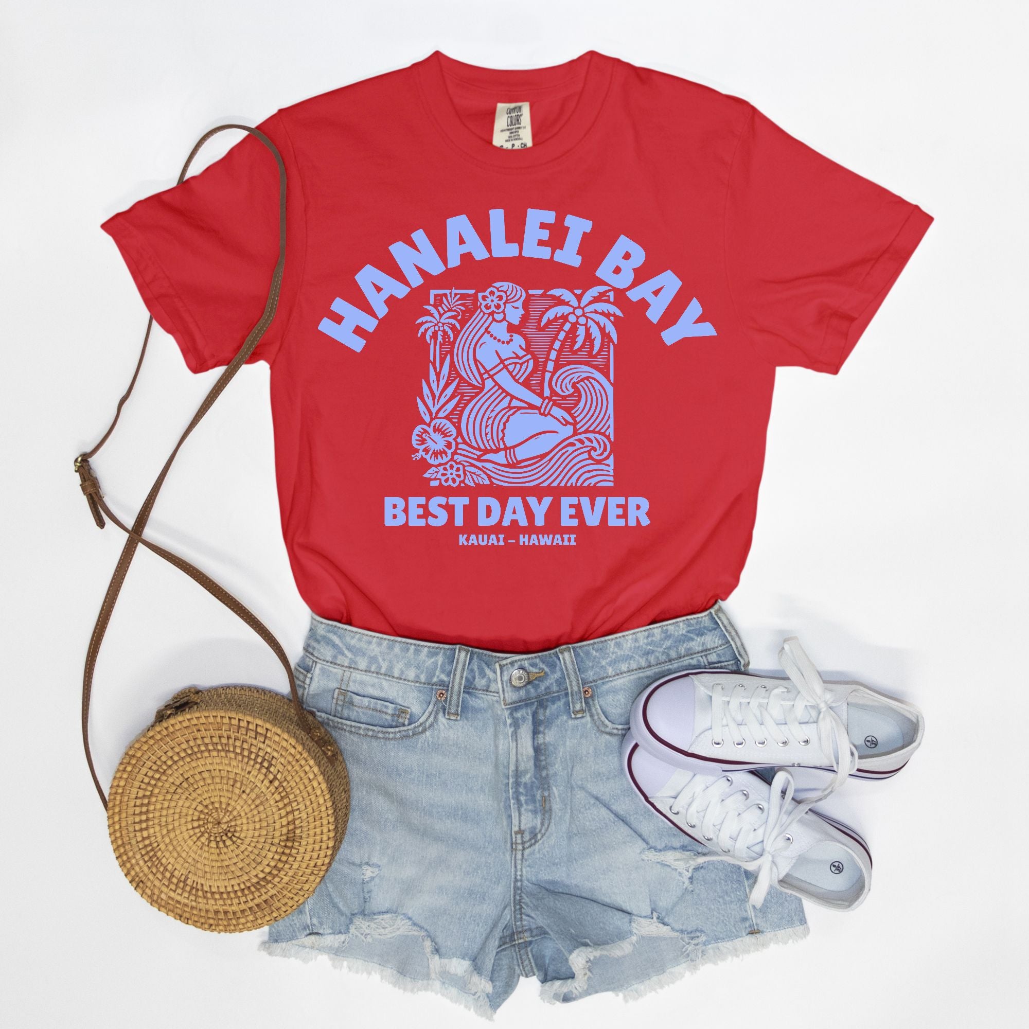 Hanalei Bay - Best day ever - Coton T Shirt