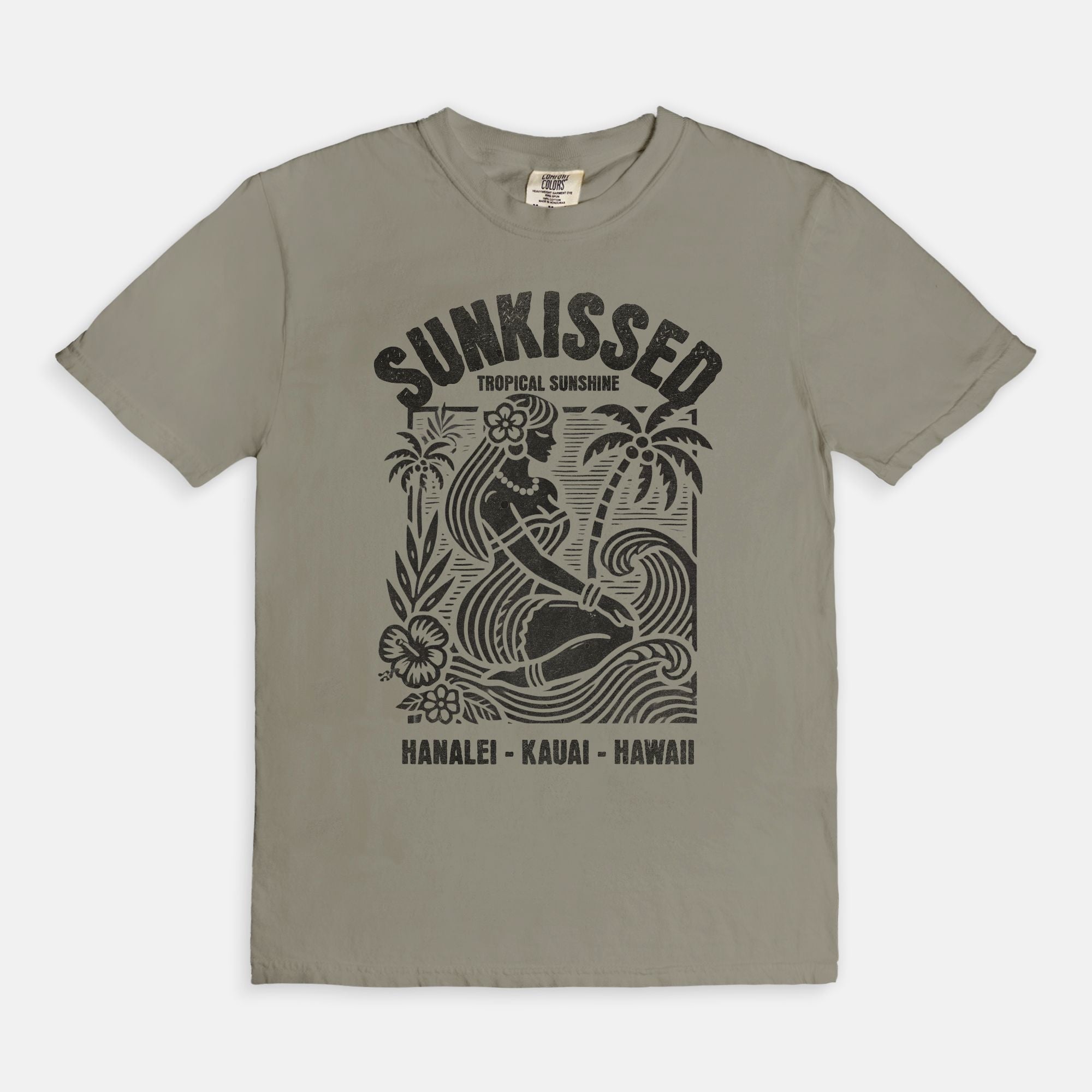 Sunkissed Hanalei Kauai Hawaii - Cotton T Shirt
