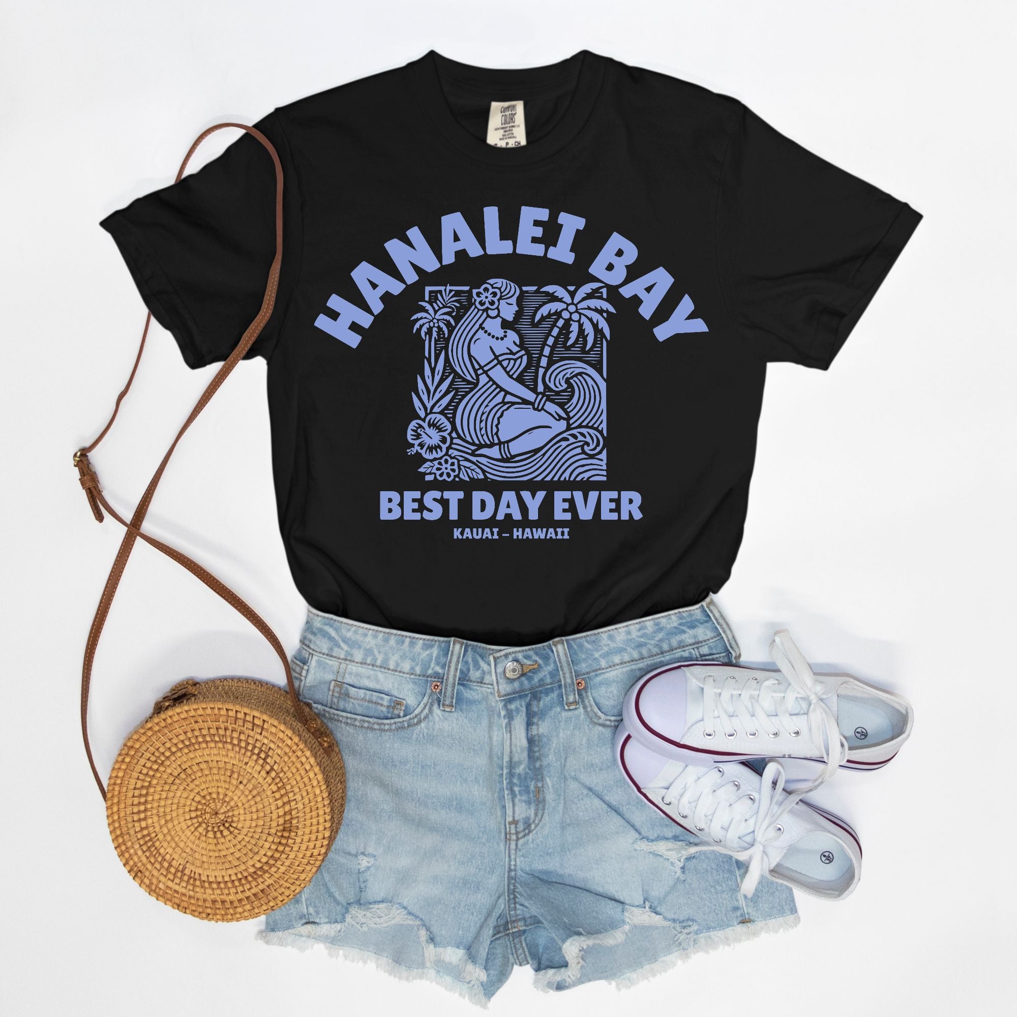 Hanalei Bay - Best Day Ever - Cotton T-Shirt