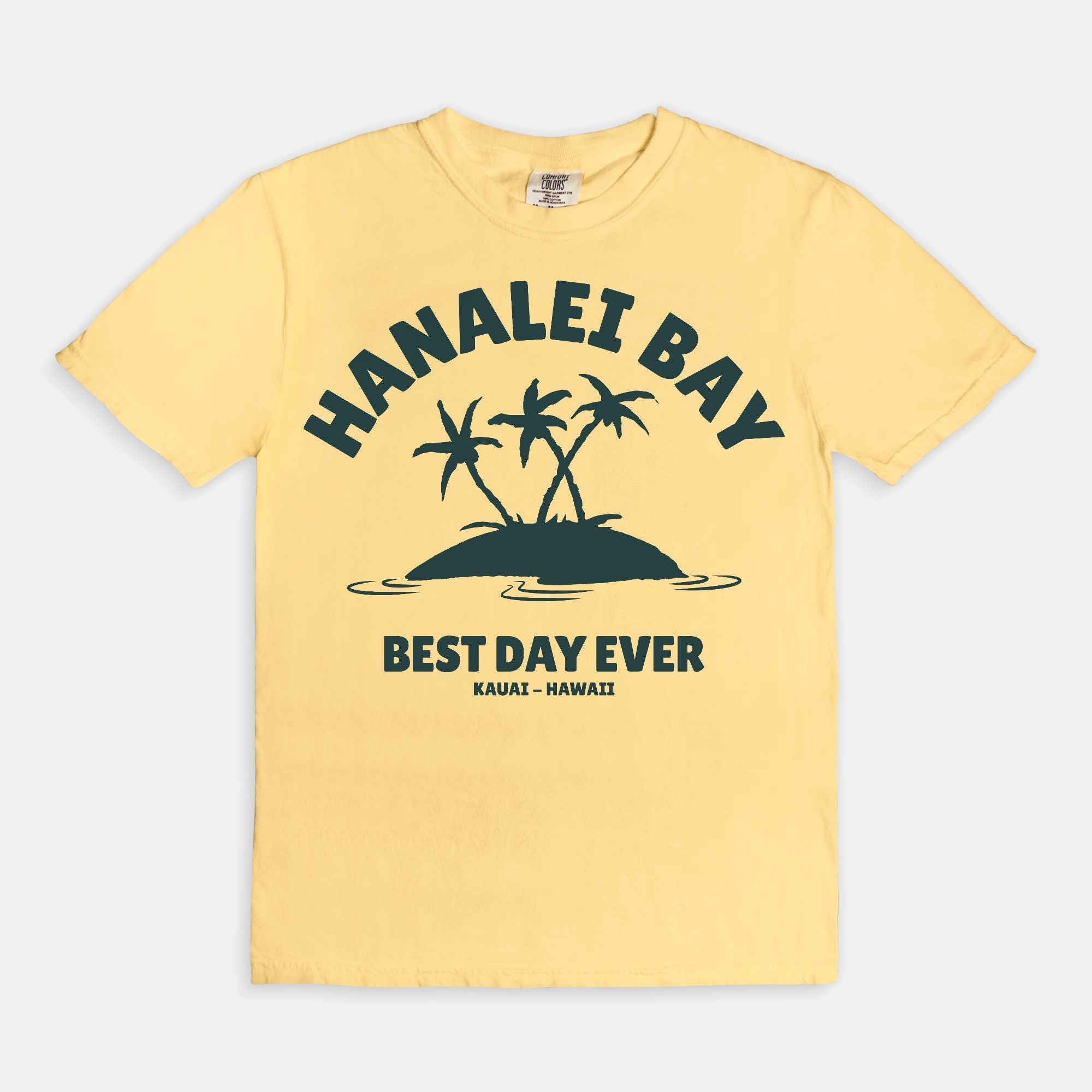 Palm Trees Hanalei Best Day Ever - T Shirt - Unisex Man and Woman