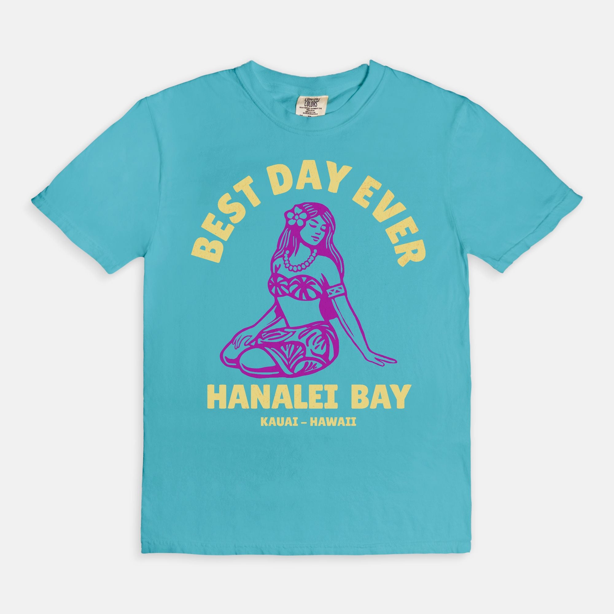 Retro Edition - Best Day Ever – Hanalei Bay Logo Girl - Kauai - Hawaii T-shirt