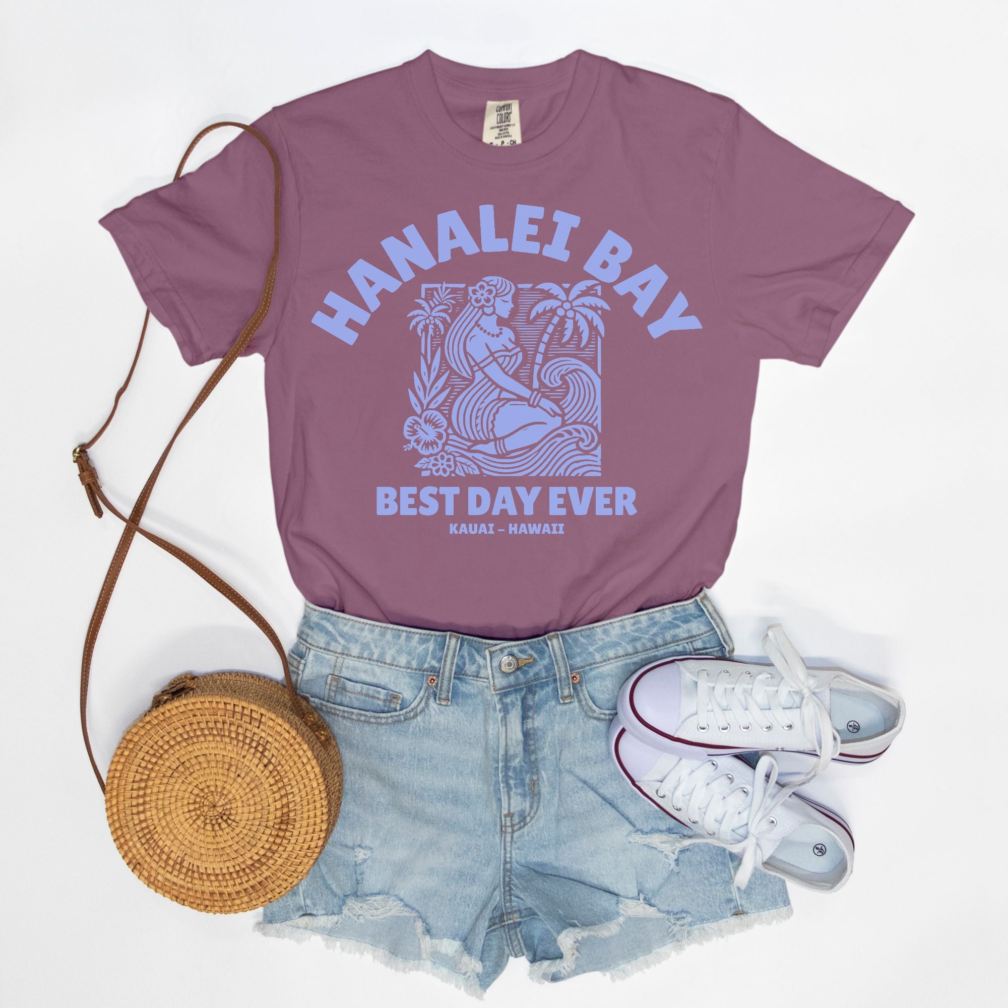 Hanalei Bay - Best Day Ever - Cotton T-Shirt