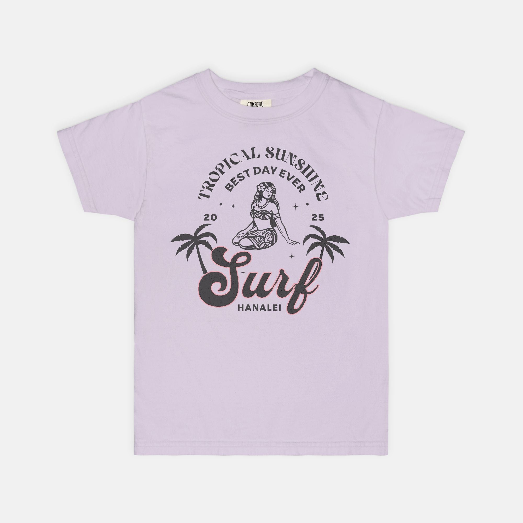 Best Day Ever Surf Hanalei logo Youth T Shirt