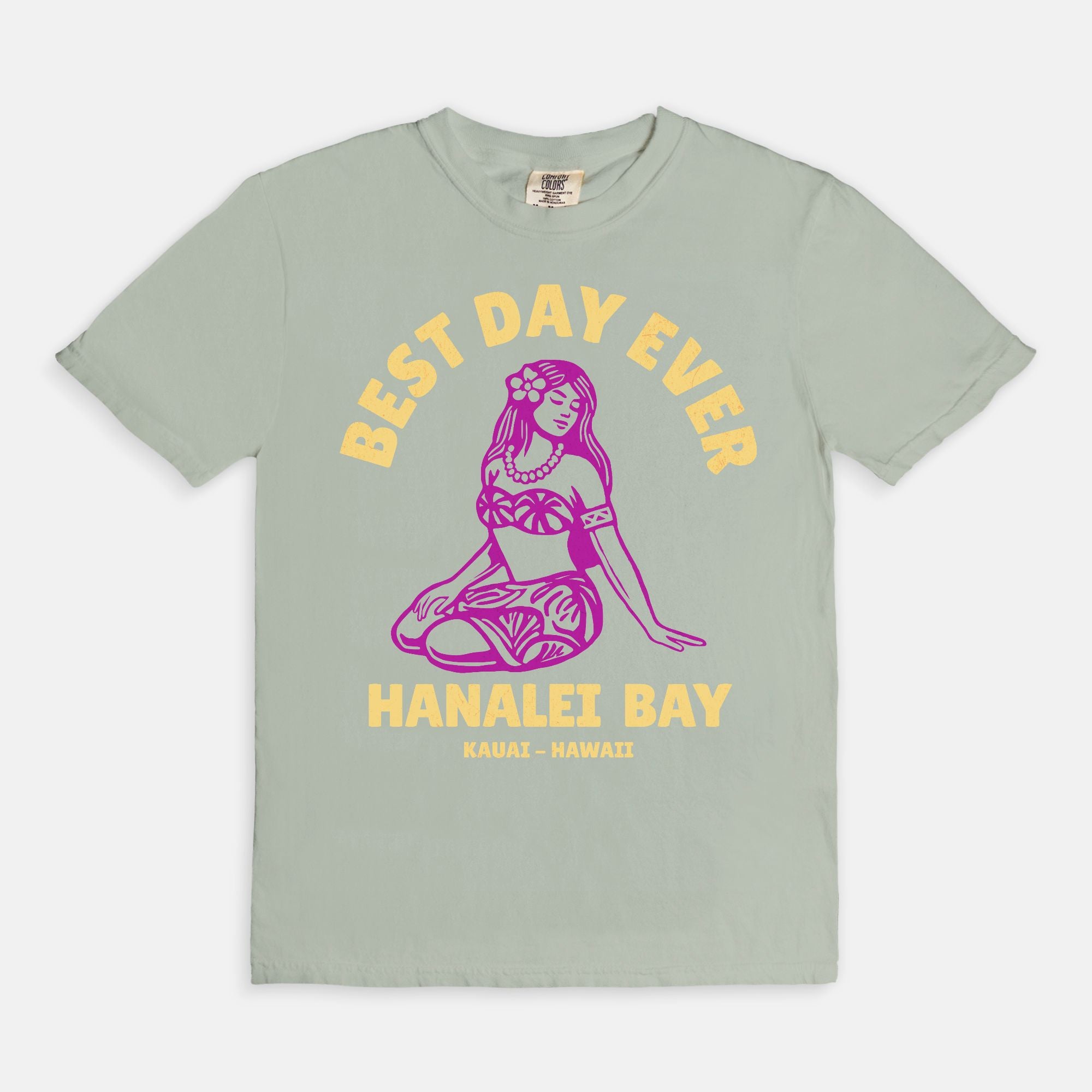 Retro Edition - Best Day Ever – Hanalei Bay Logo Girl - Kauai - Hawaii T-shirt