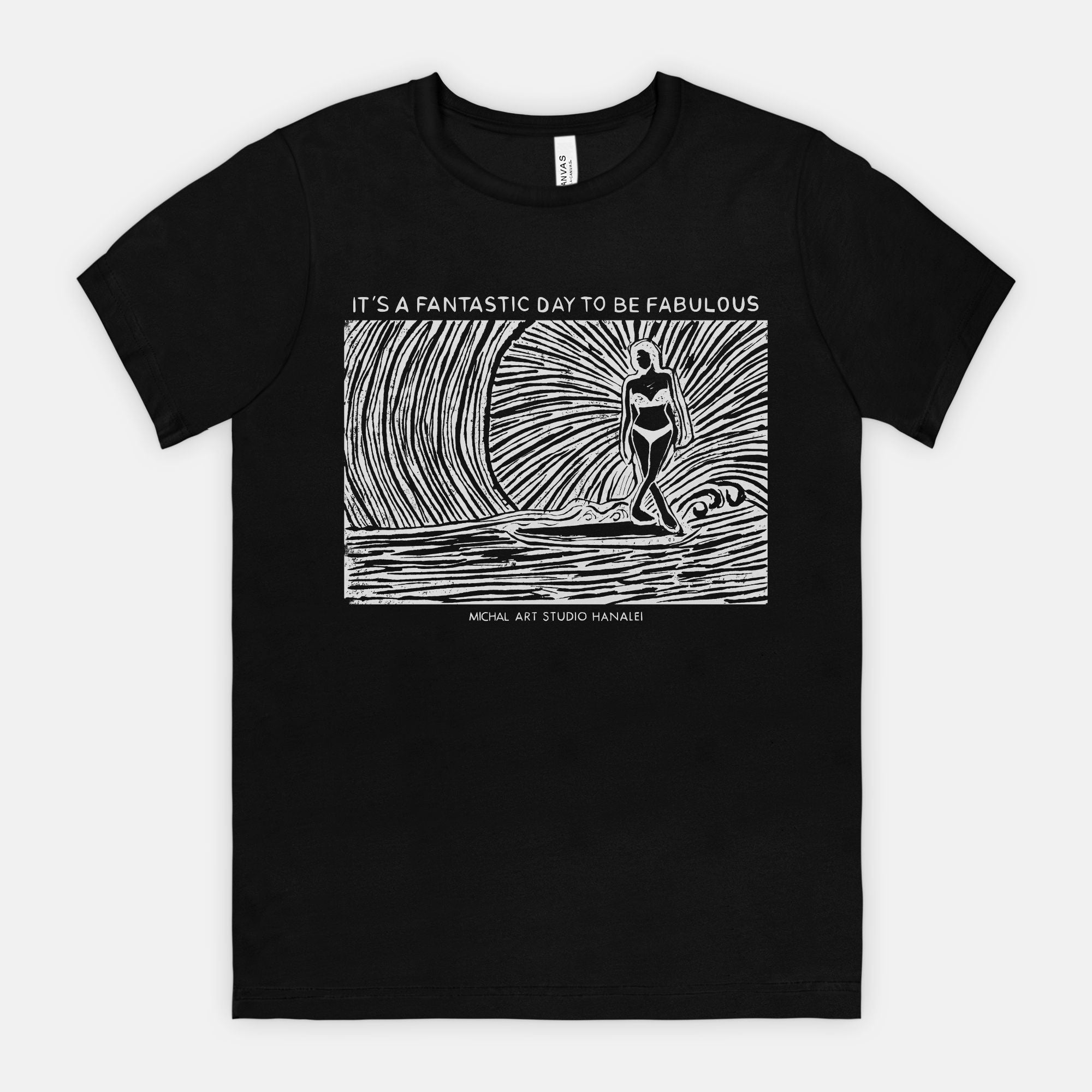 Surf in the light - White / Black - imited edition