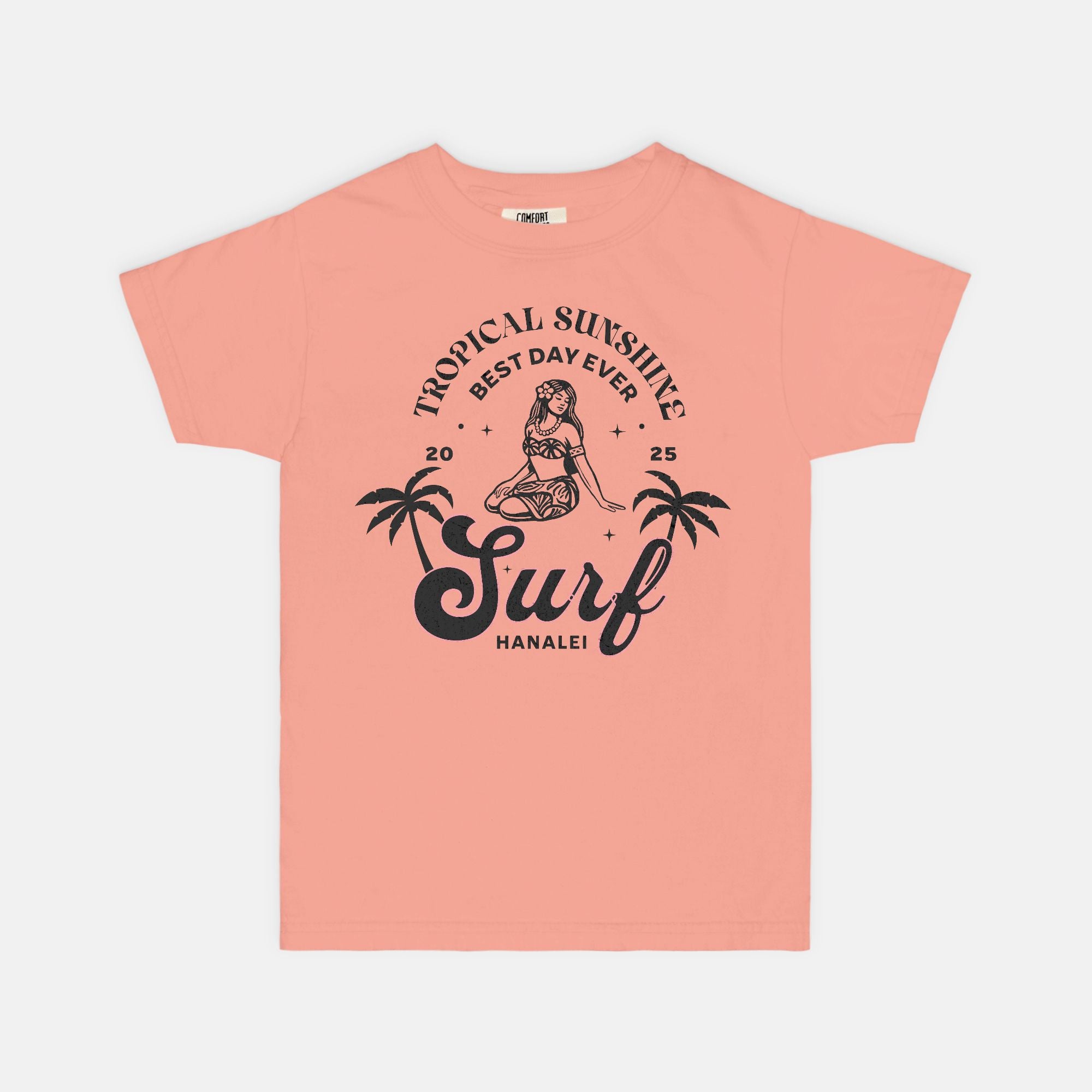 Best Day Ever Surf Hanalei logo Youth T Shirt
