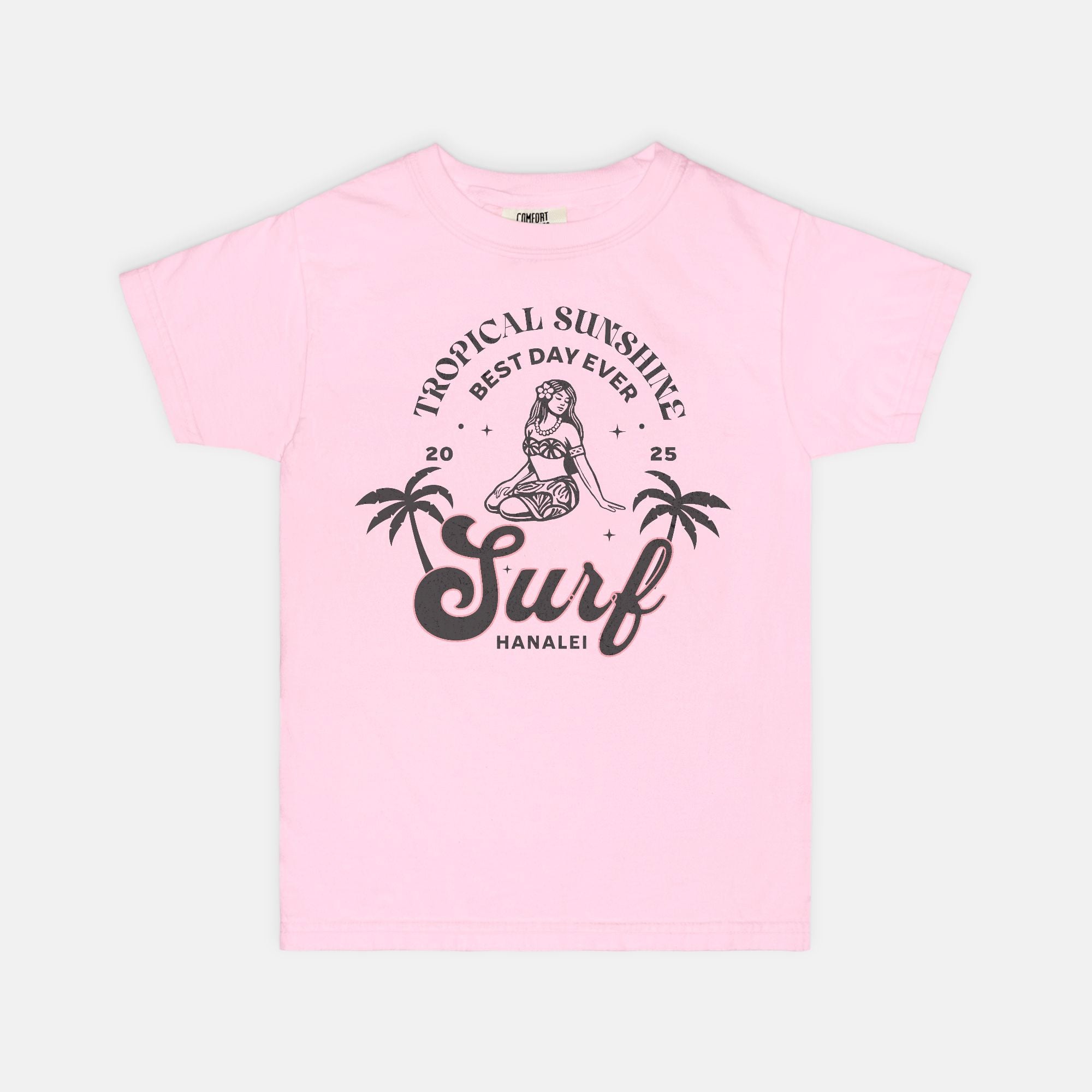 Best Day Ever Surf Hanalei logo Youth T Shirt
