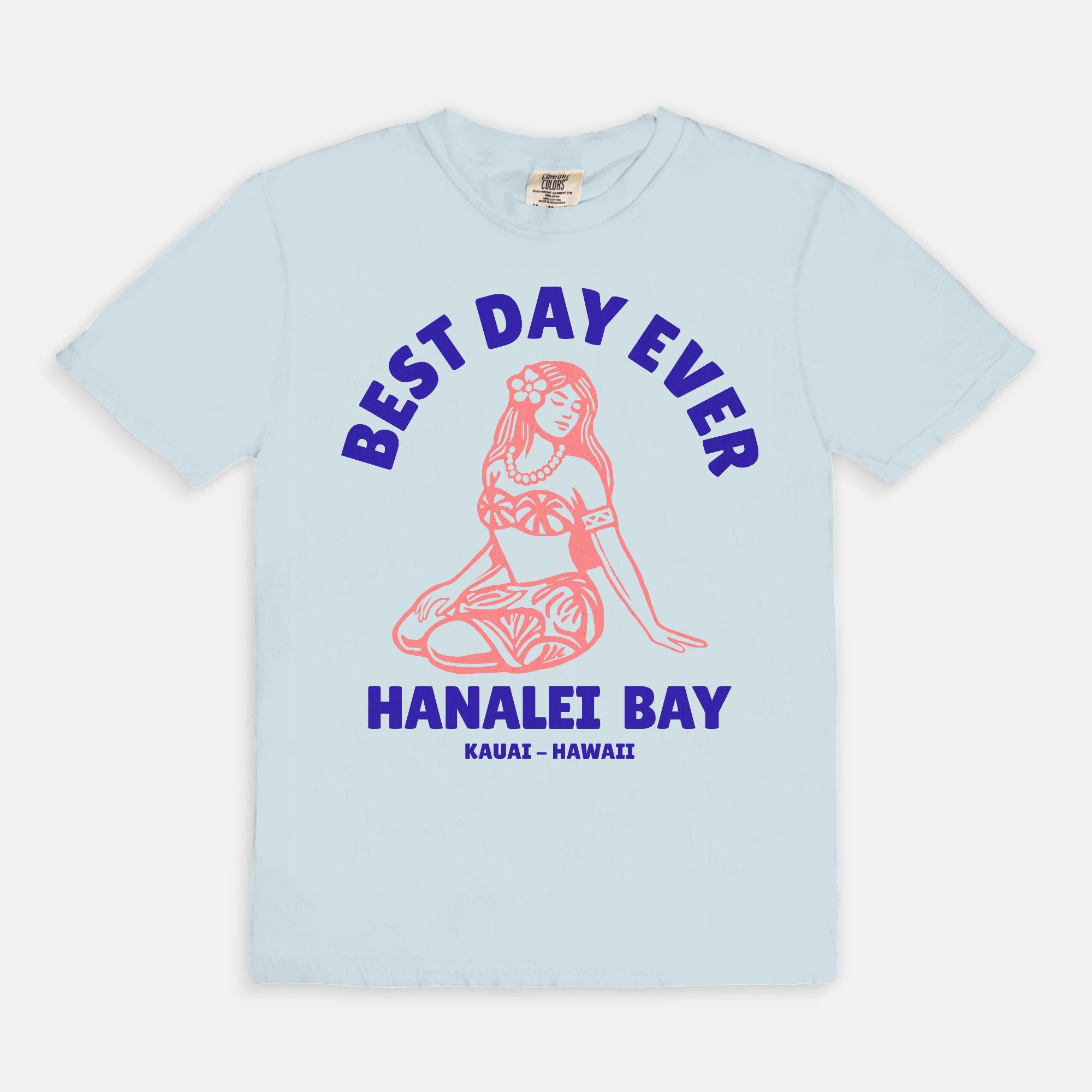 Vintage Edition - Best Day Ever – Hanalei Bay Logo Girl - Kauai - Hawaii T-shirt -