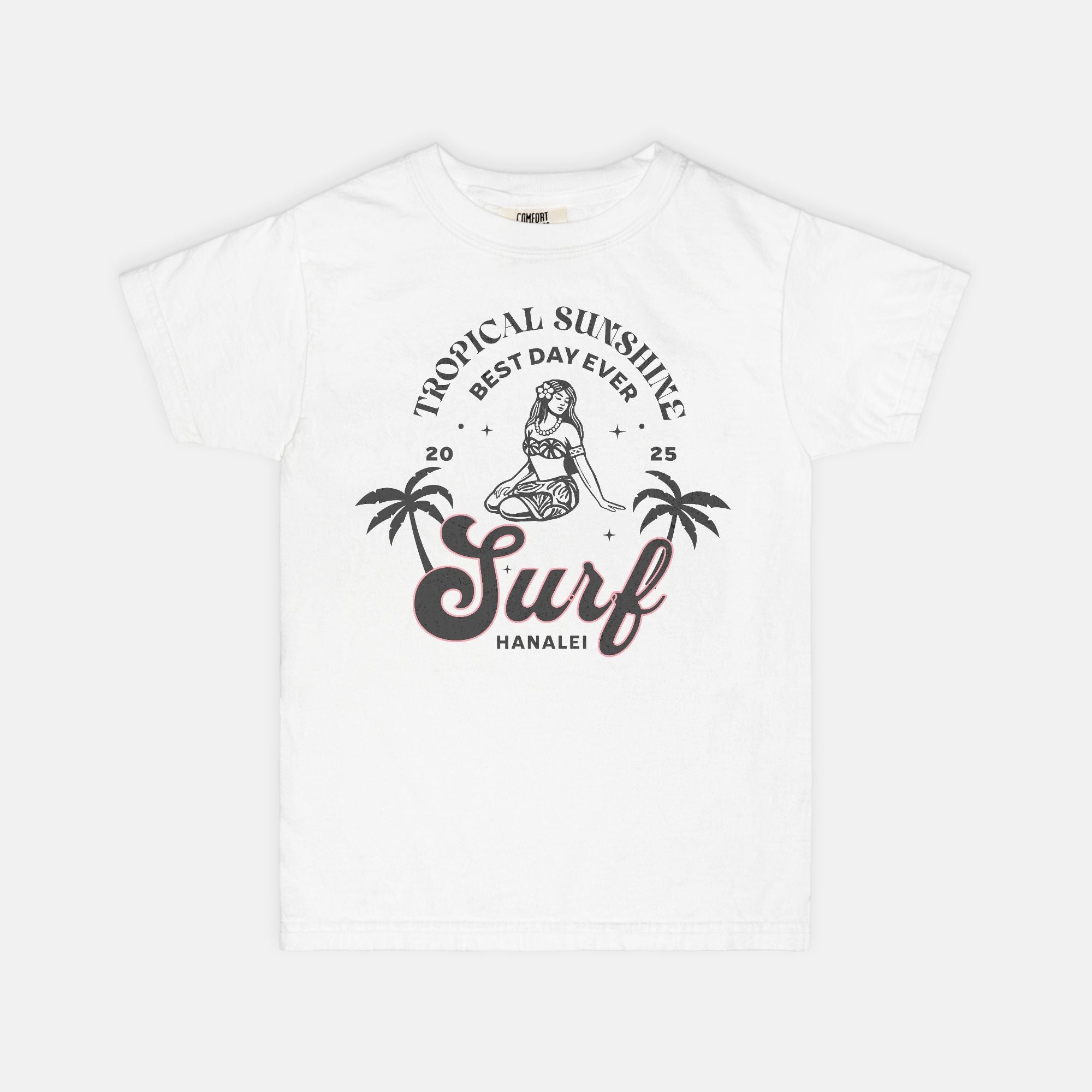 Best Day Ever Surf Hanalei logo Youth T Shirt
