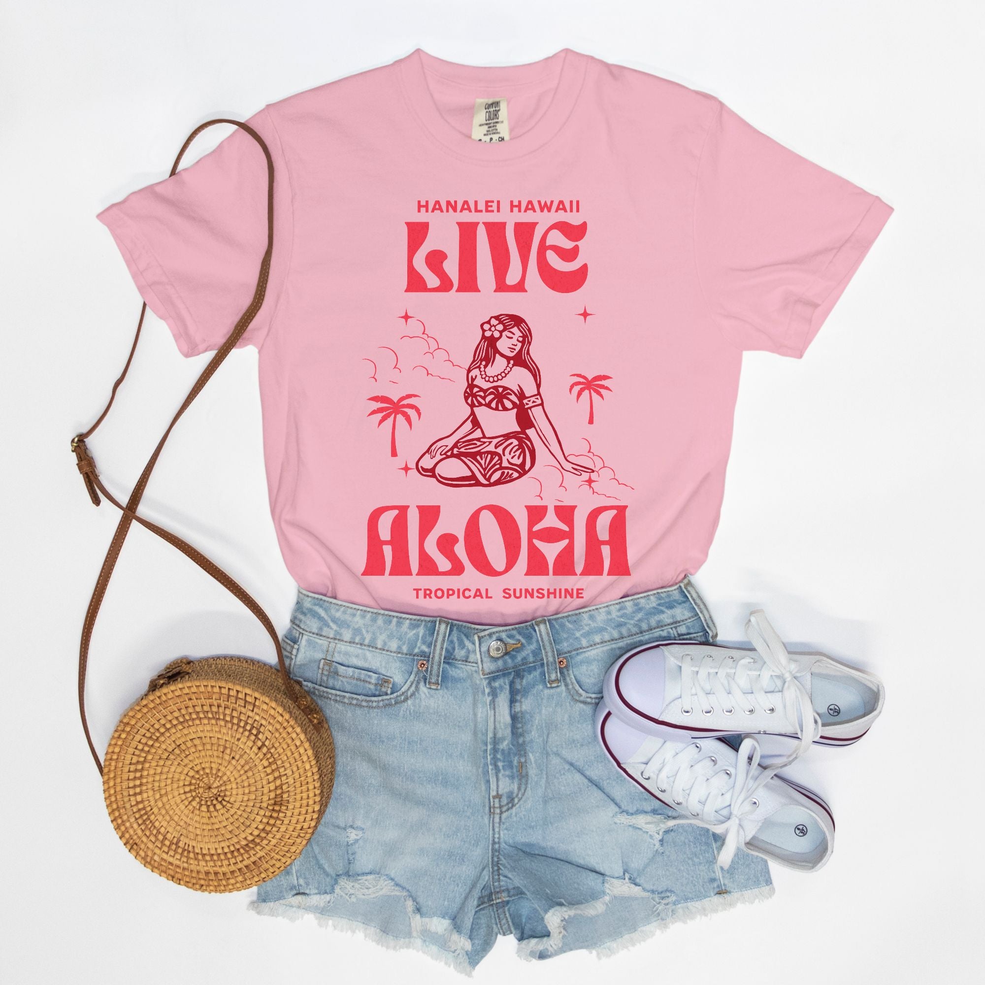Live Love Aloha - Cotton T Shirt
