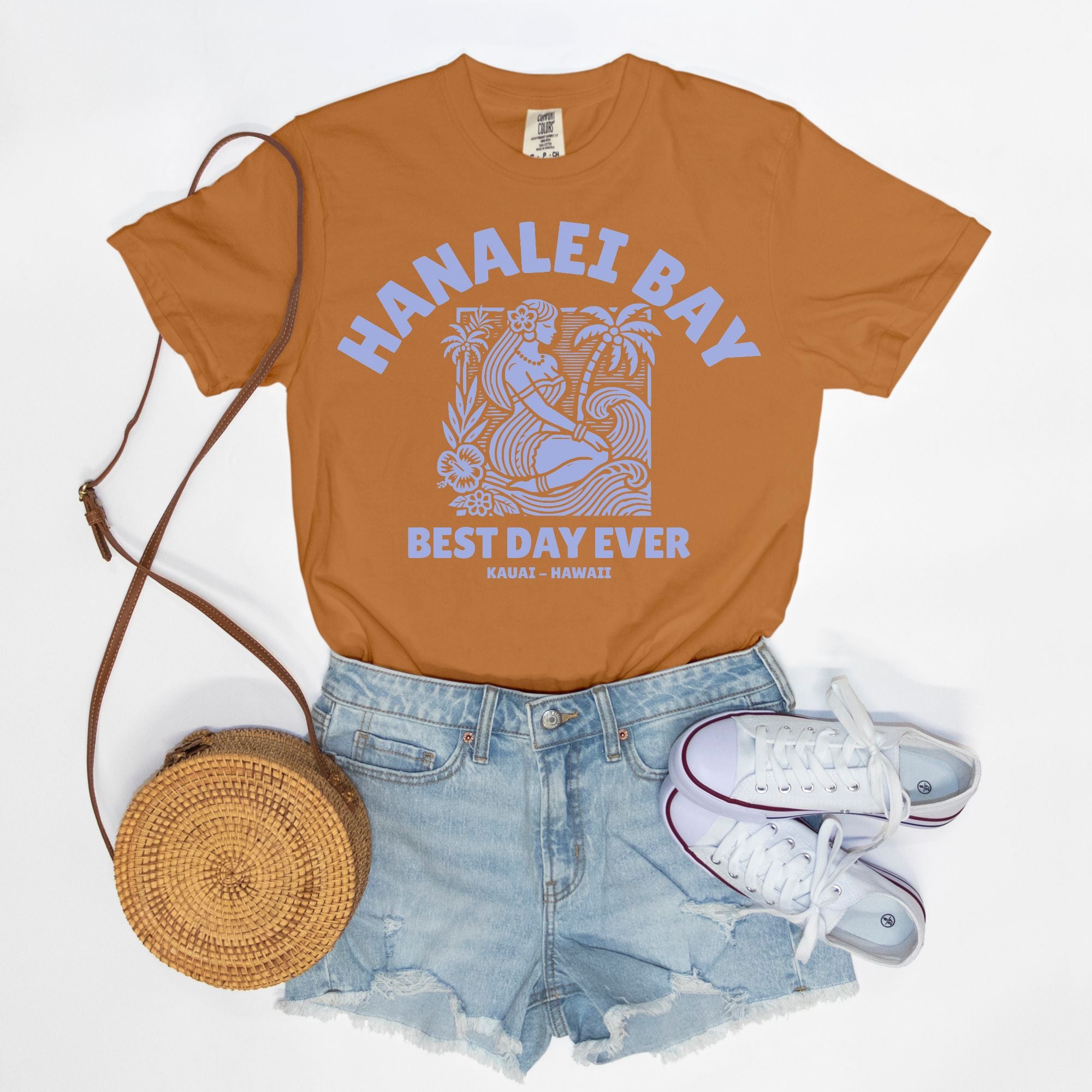 Hanalei Bay - Best Day Ever - Cotton T-Shirt