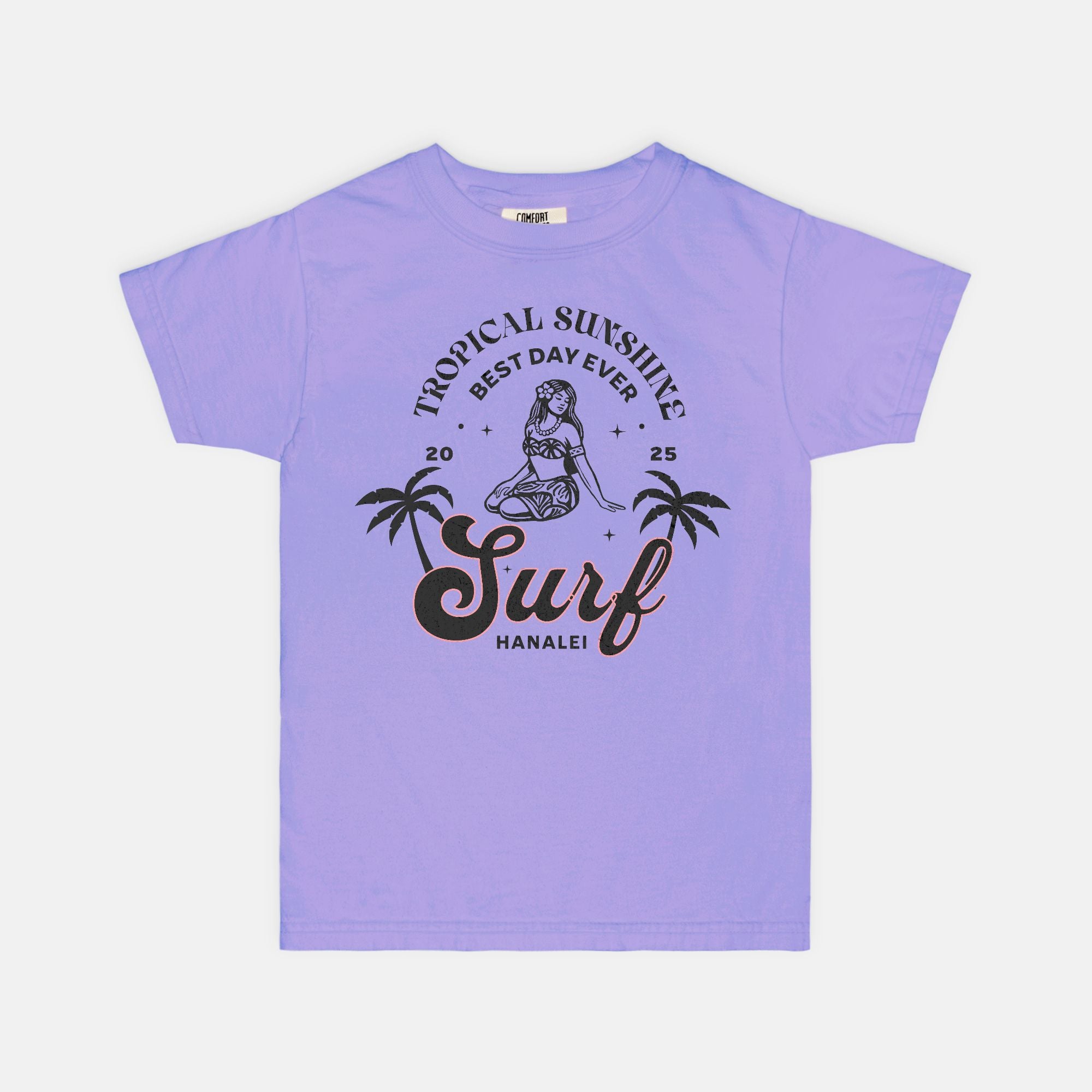 Best Day Ever Surf Hanalei logo Youth T Shirt