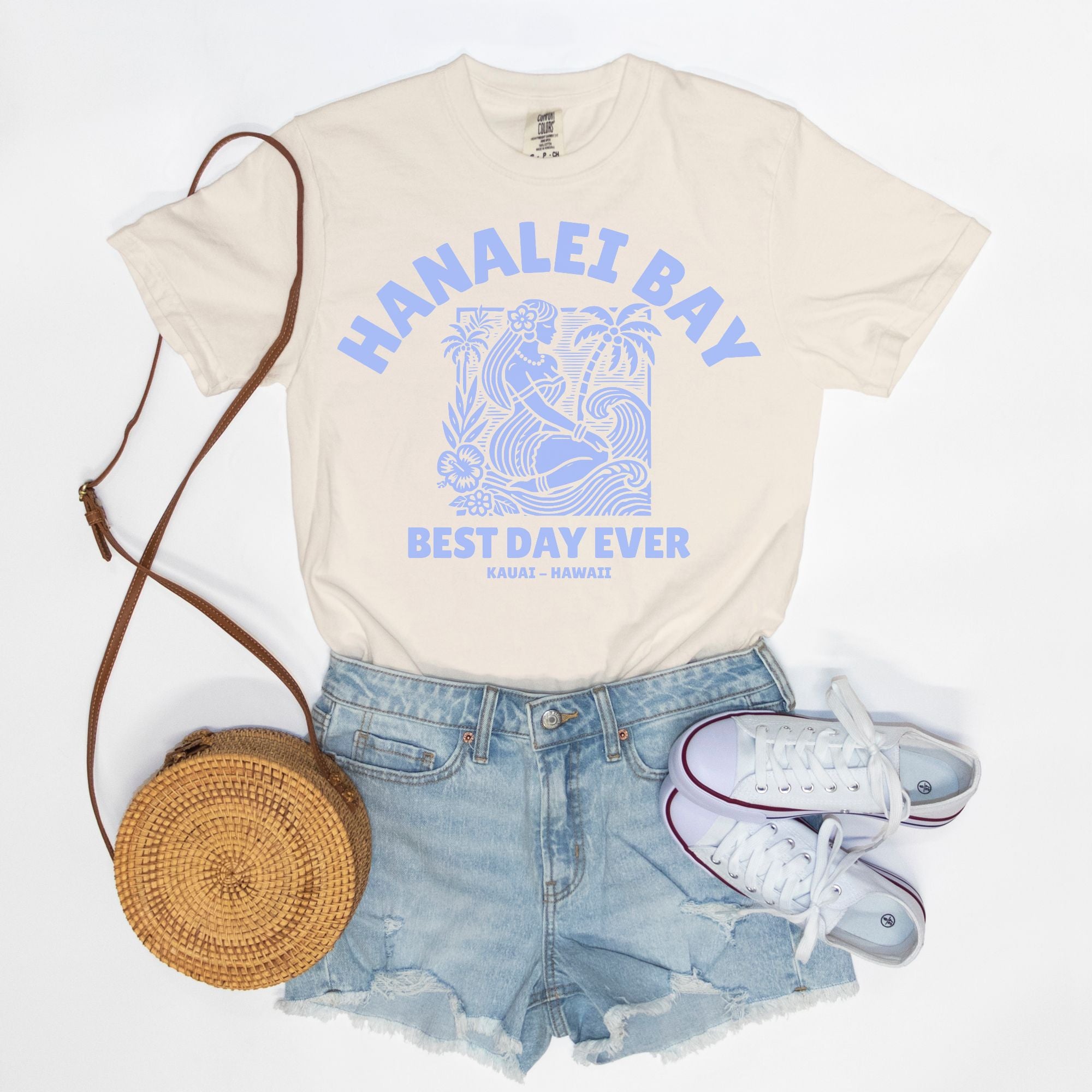 Hanalei Bay - Best Day Ever - Cotton T-Shirt