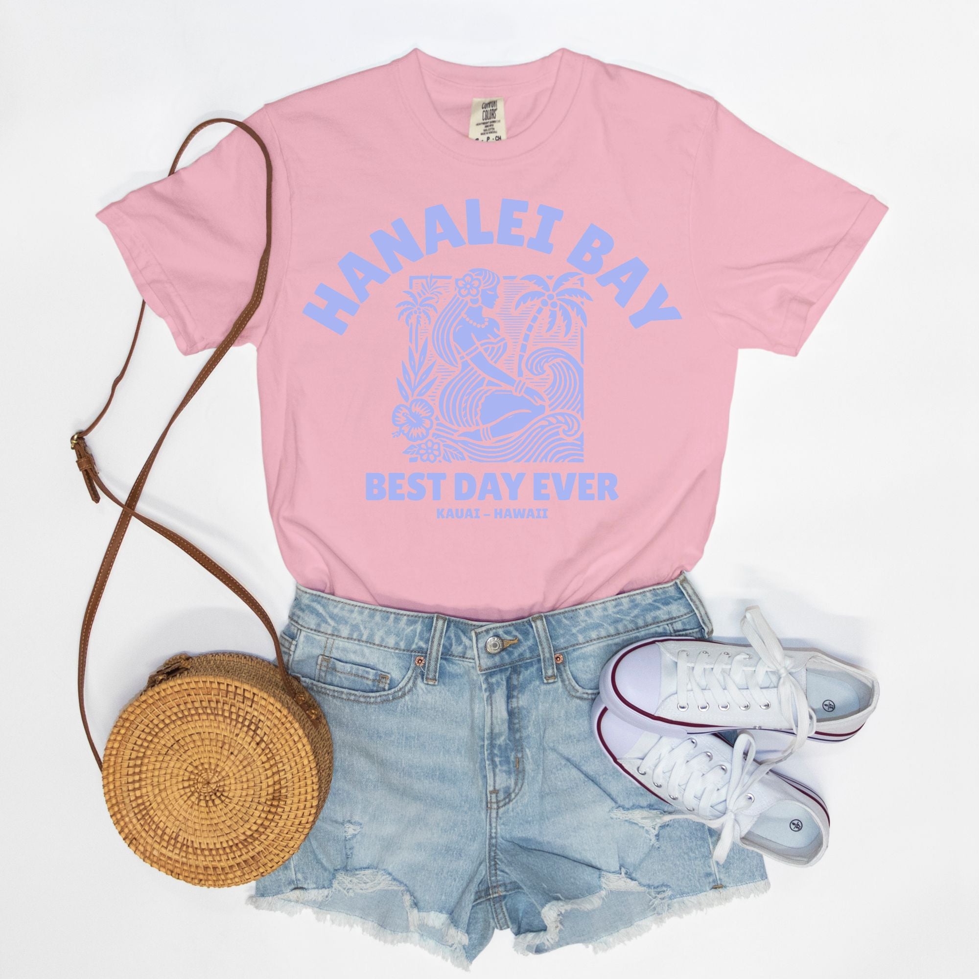 Hanalei Bay - Best Day Ever - Cotton T-Shirt