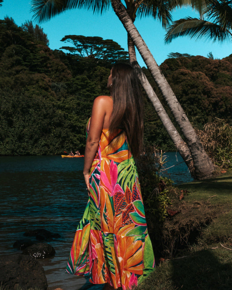 Aloha Boho Dress - Open Heart