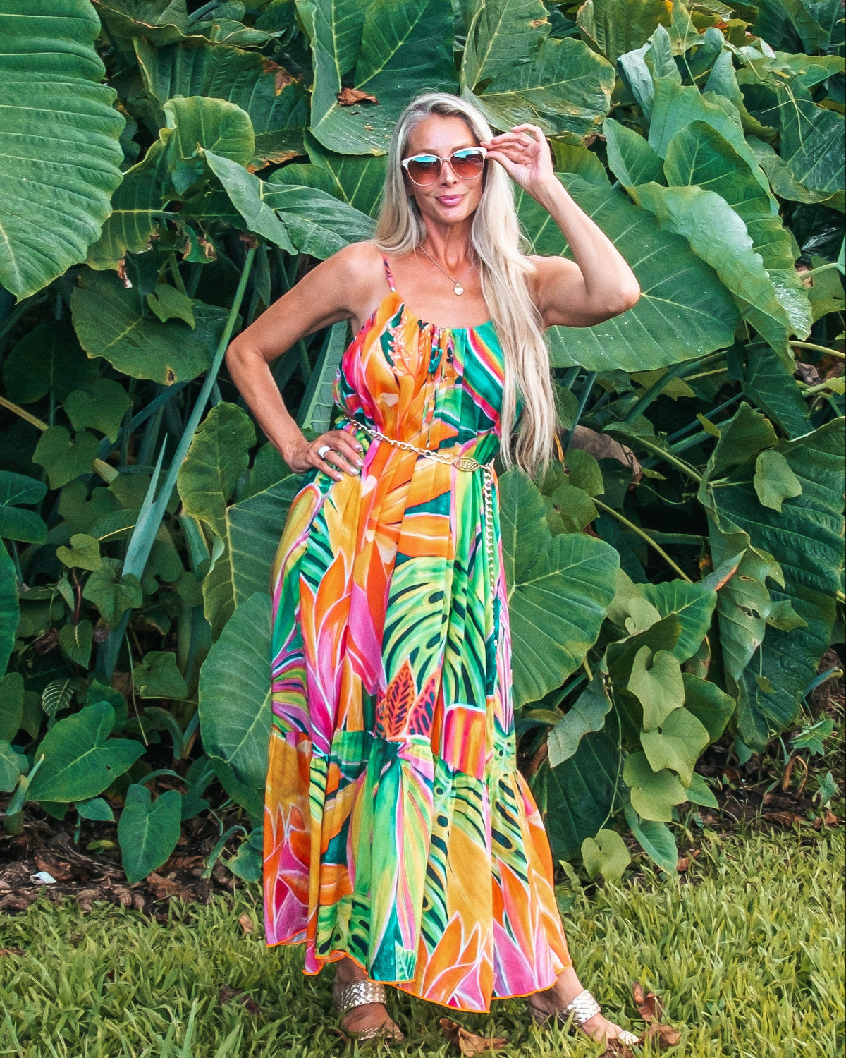 spring boho dresses Aloha Dress Dark Green Off Shoulder SpringSummer23' Colour:Blue XXL=US 20 / This