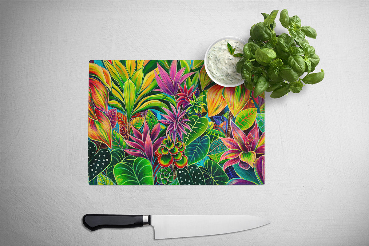 Hawaiian Cutting Board - Hanalei Morning | Hawaii Tempered Glass Serving Board