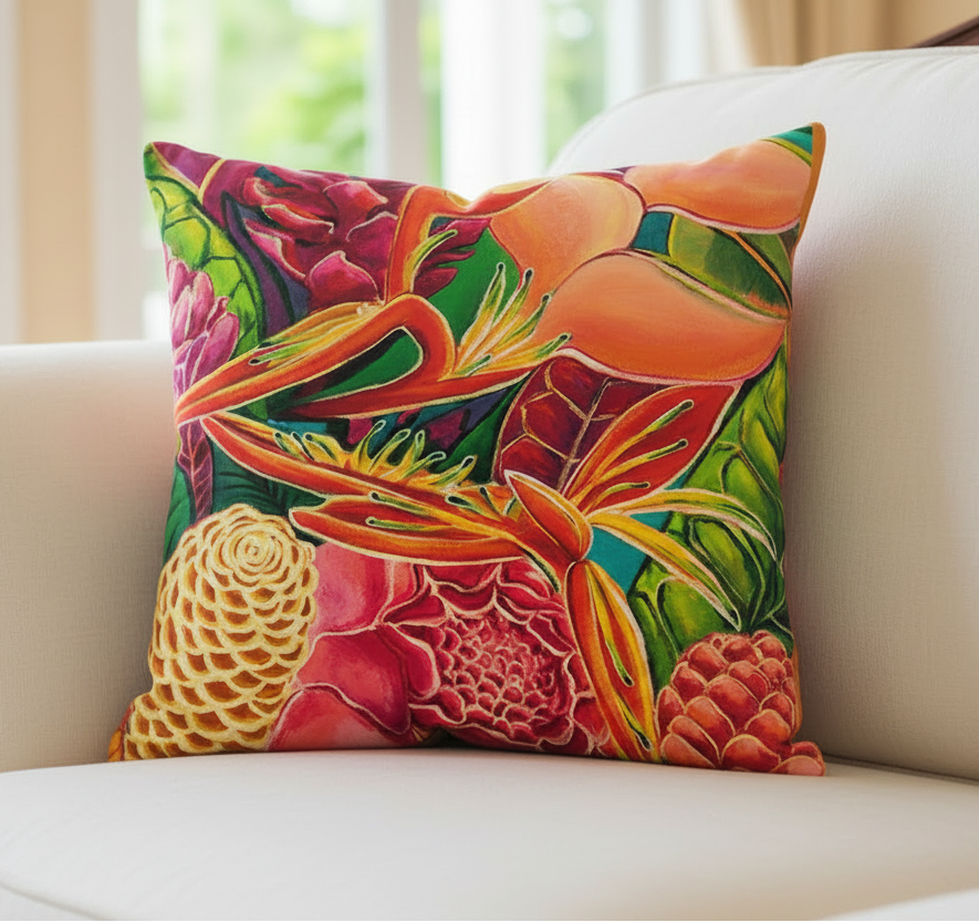 Hawaiian Love - Pillow cover 20"x20"