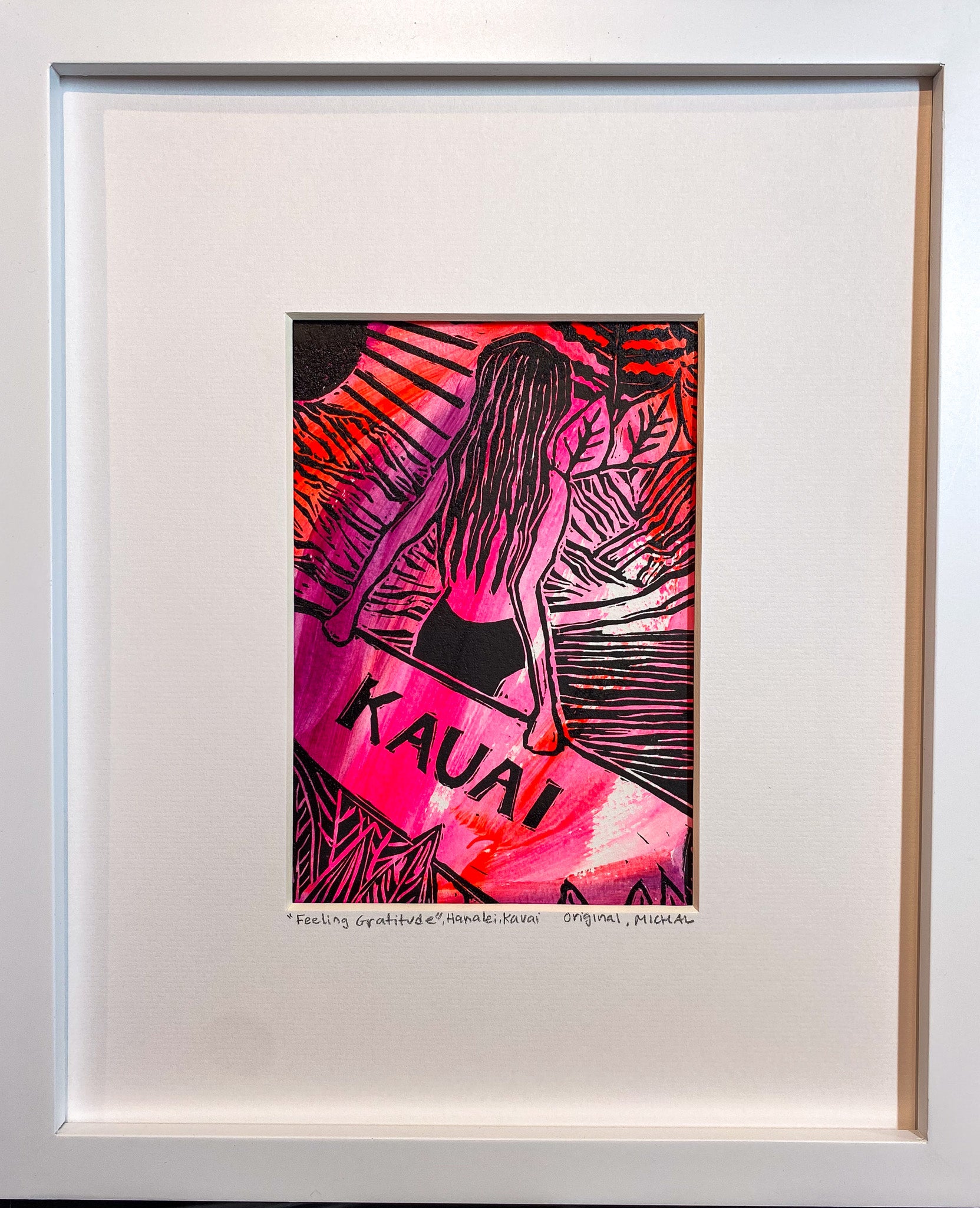 NEW 2024 "Feeling Gratitude" Series 4 - 6 NEW Original Surf Kauai Lino Cut