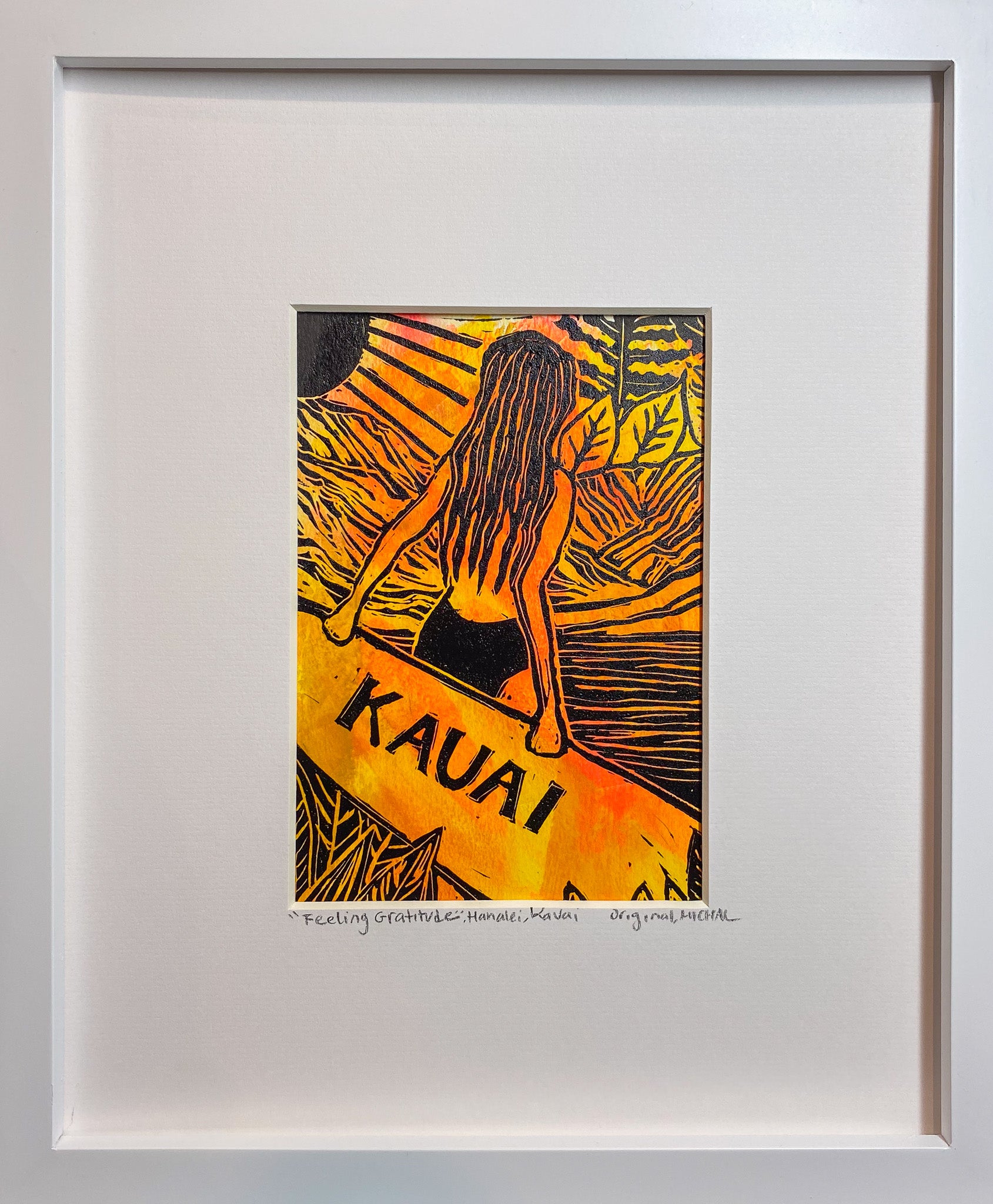 NEW 2024 "Feeling Gratitude" Series 4 - 6 NEW Original Surf Kauai Lino Cut