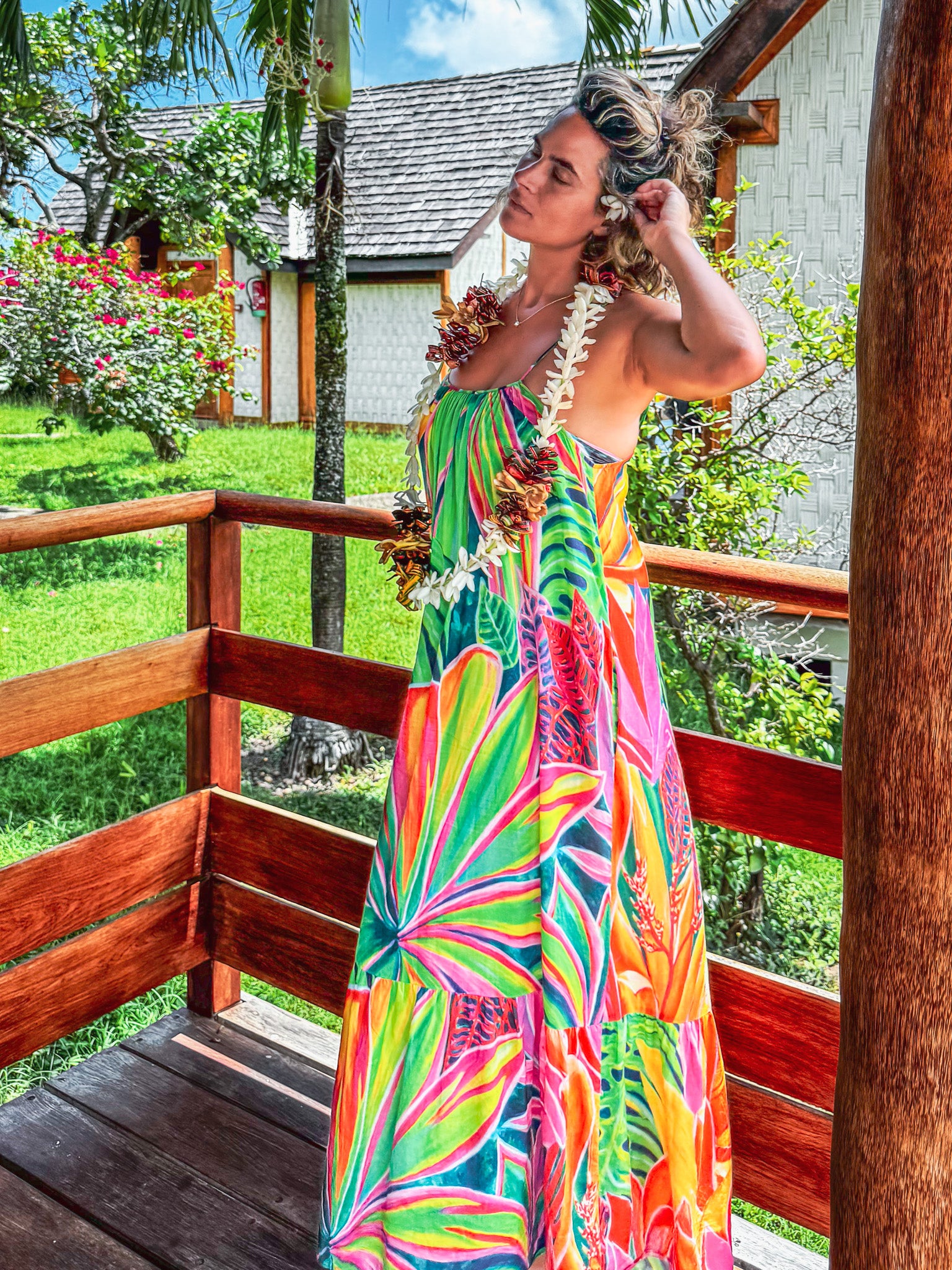 Aloha Boho Dress - Open Heart