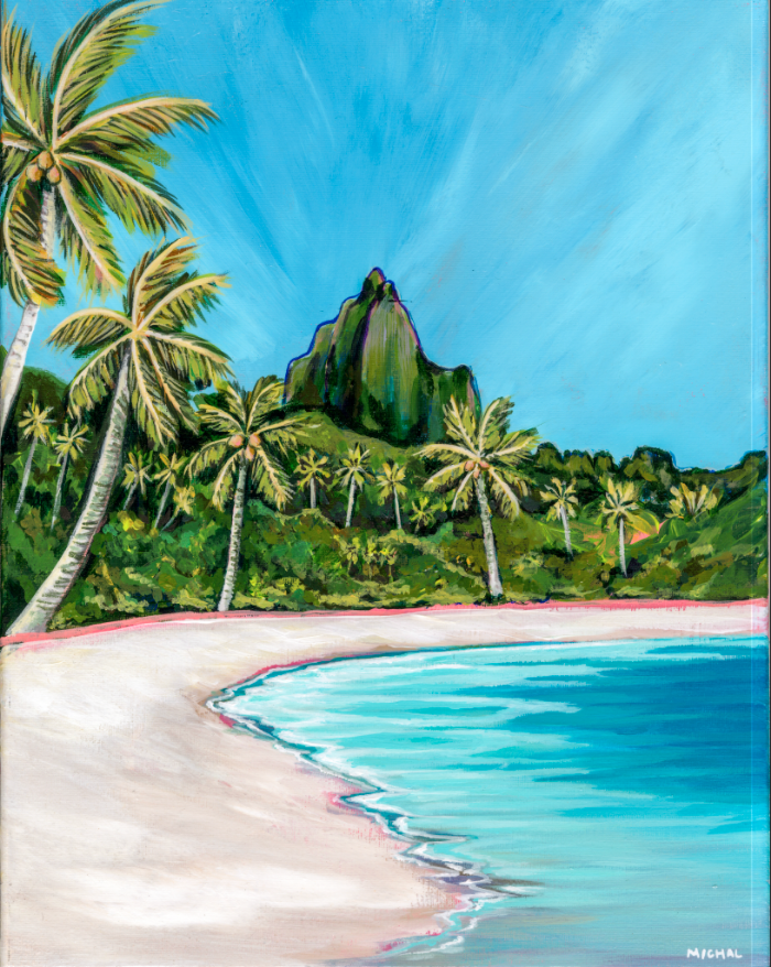 SOLD  Mountains to the ocean - Original Painting