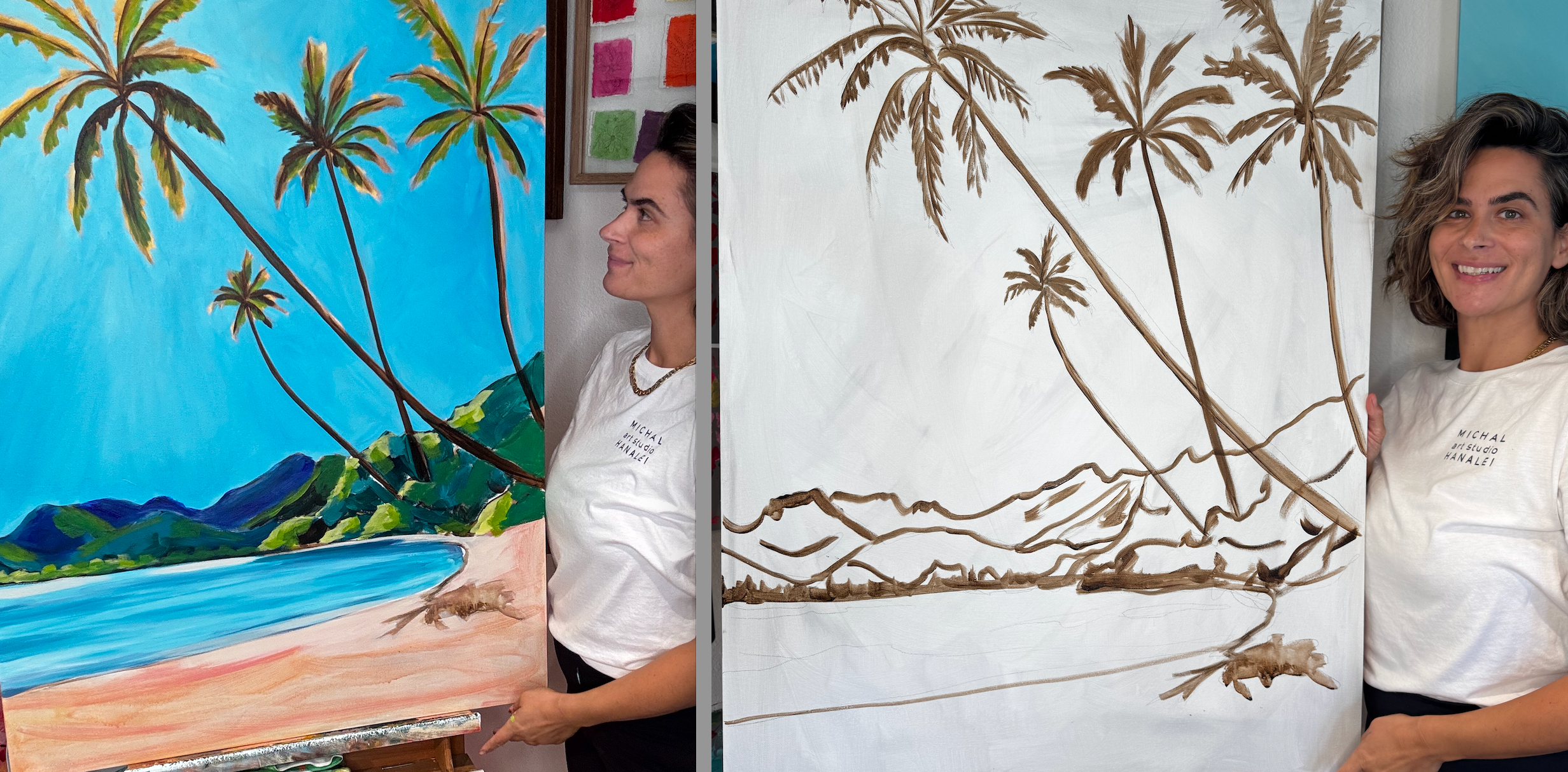 NEW Waikoko -"Tropical Mood" - 30x40 Rare Originals