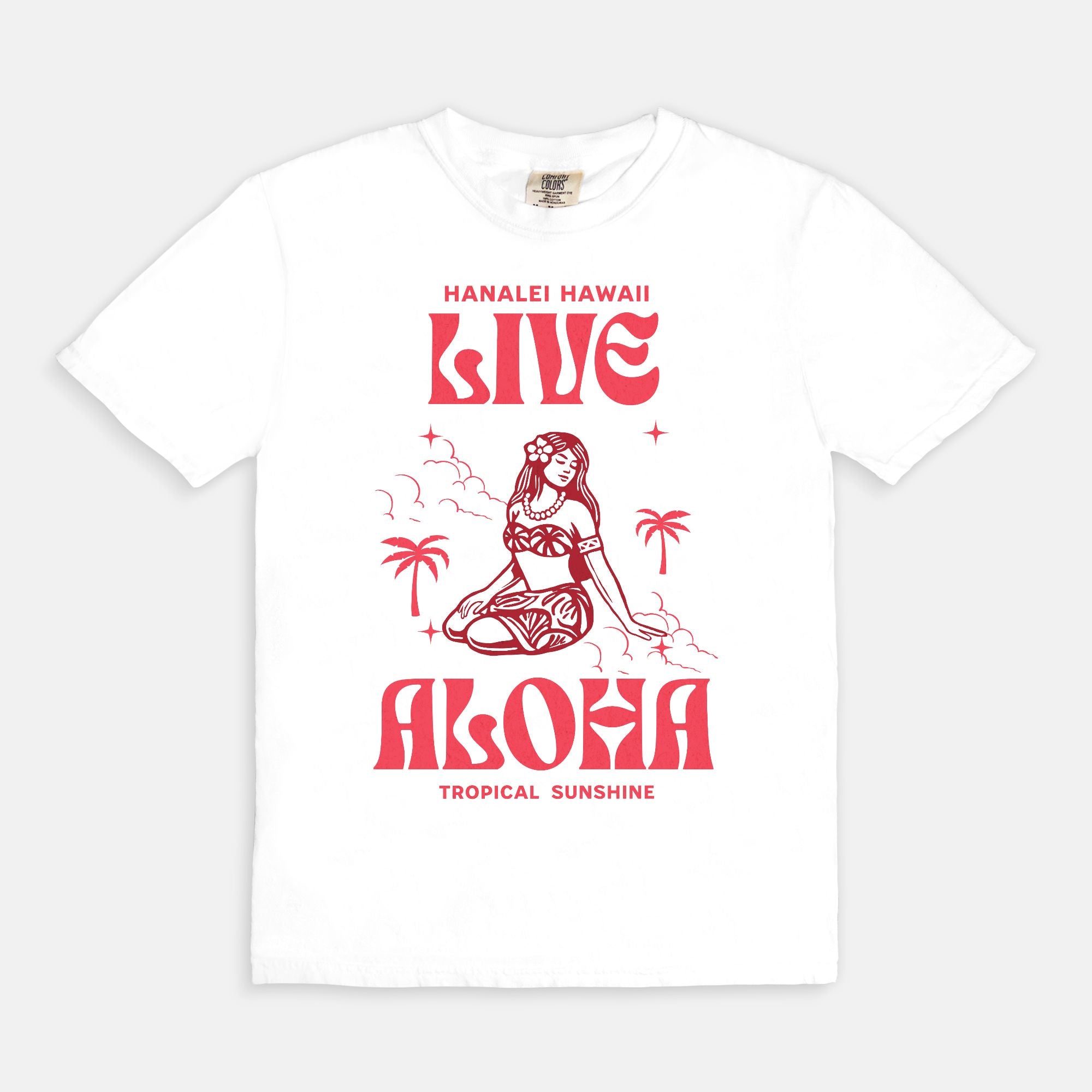 Live Love Aloha - Cotton T Shirt