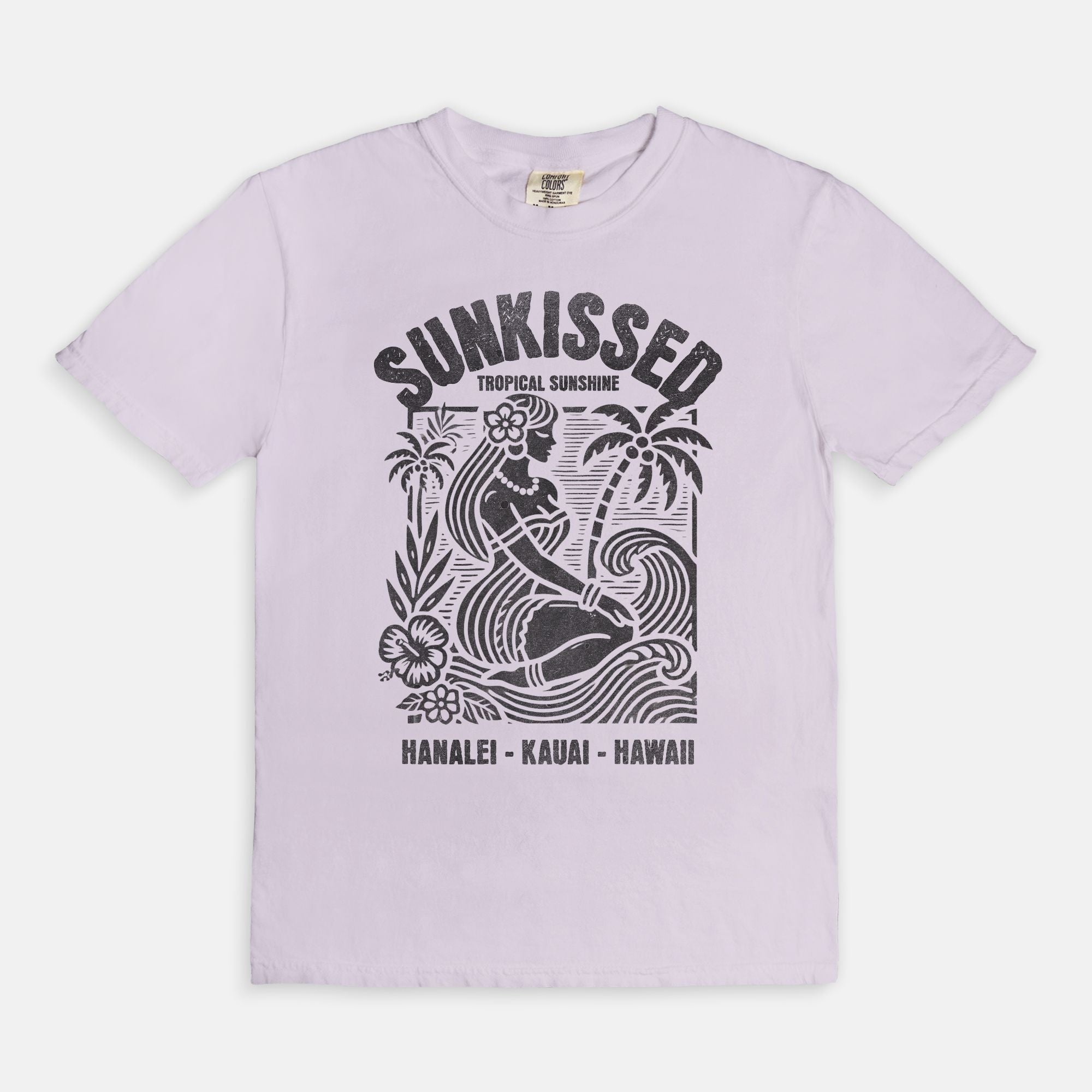 Sunkissed Hanalei Kauai Hawaii - Cotton T Shirt
