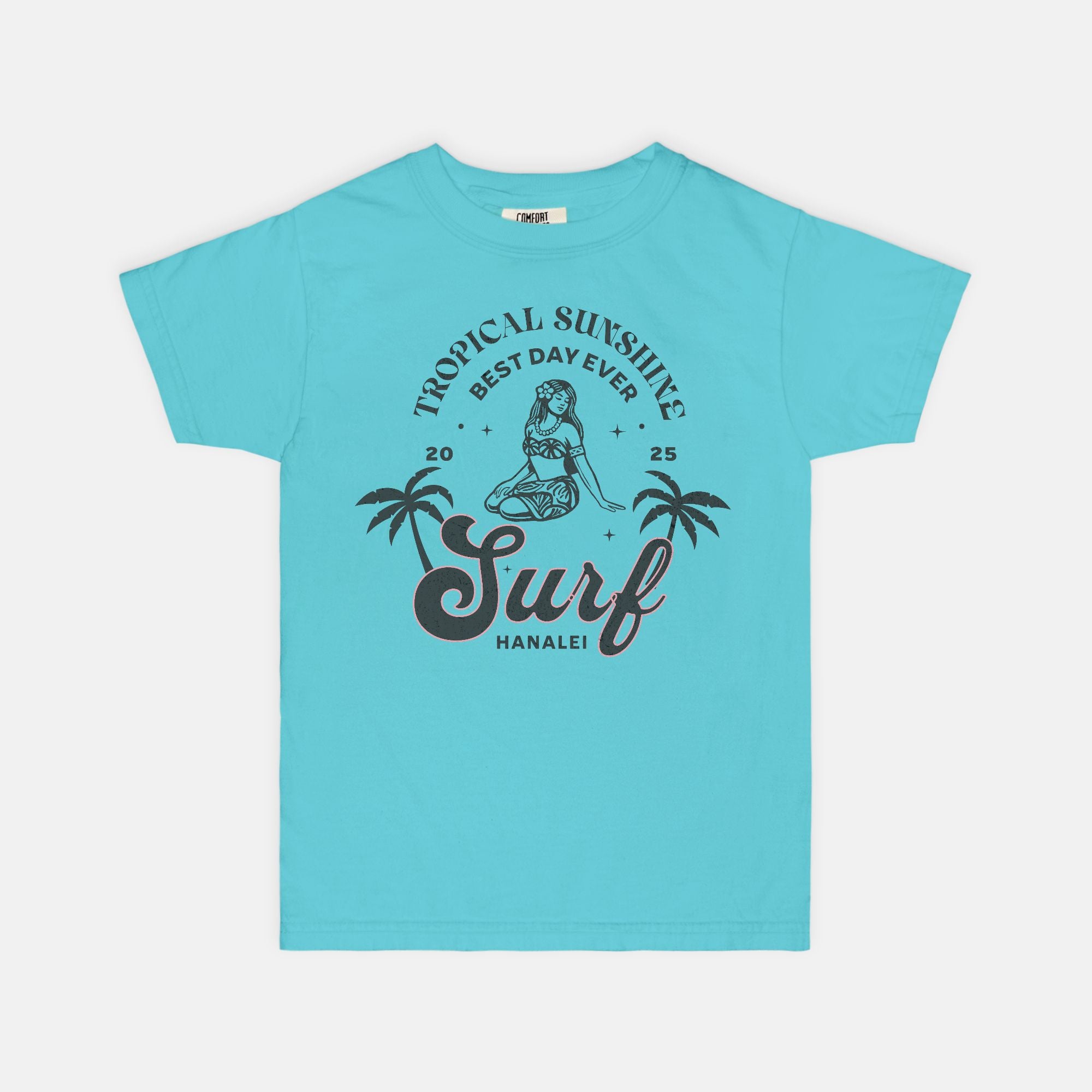 Best Day Ever Surf Hanalei logo Youth T Shirt