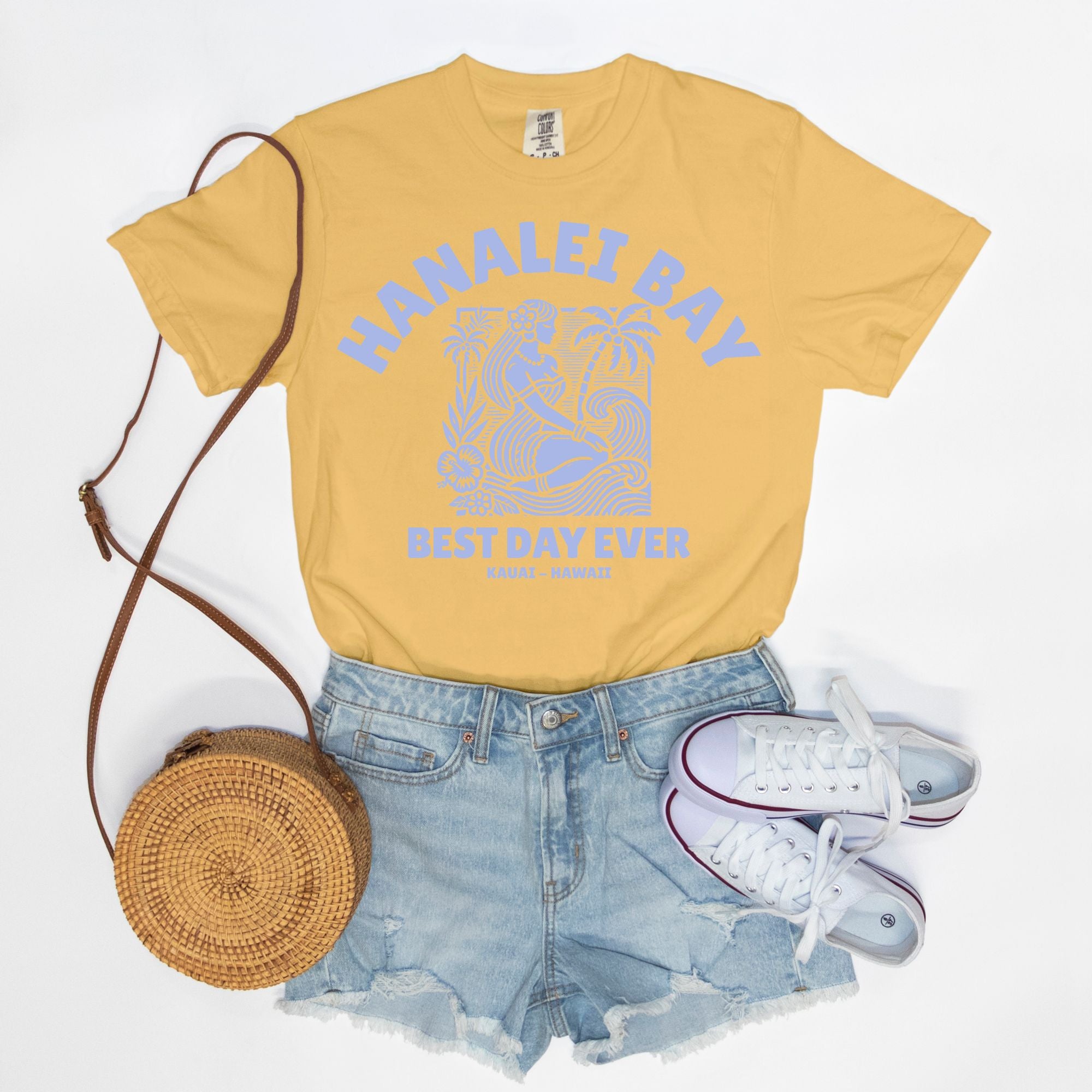 Hanalei Bay - Best Day Ever - Cotton T-Shirt