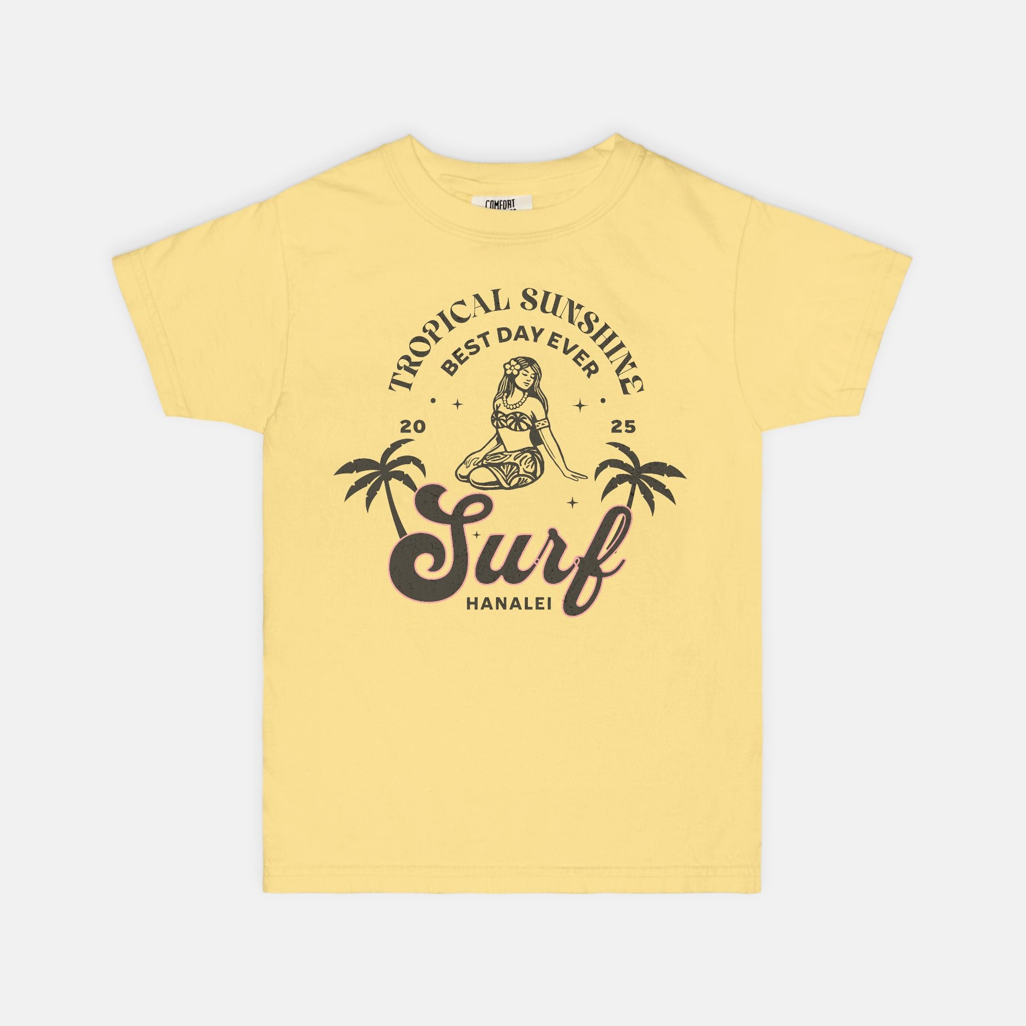 Best Day Ever Surf Hanalei logo Youth T Shirt