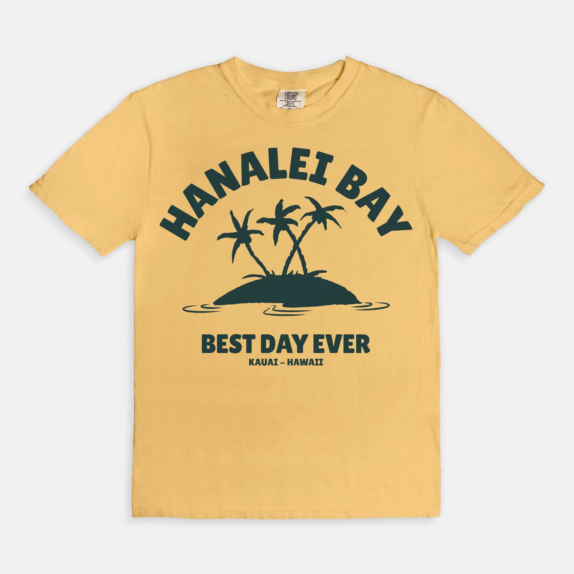 Palm Trees Hanalei Best Day Ever - T Shirt - Unisex Man and Woman