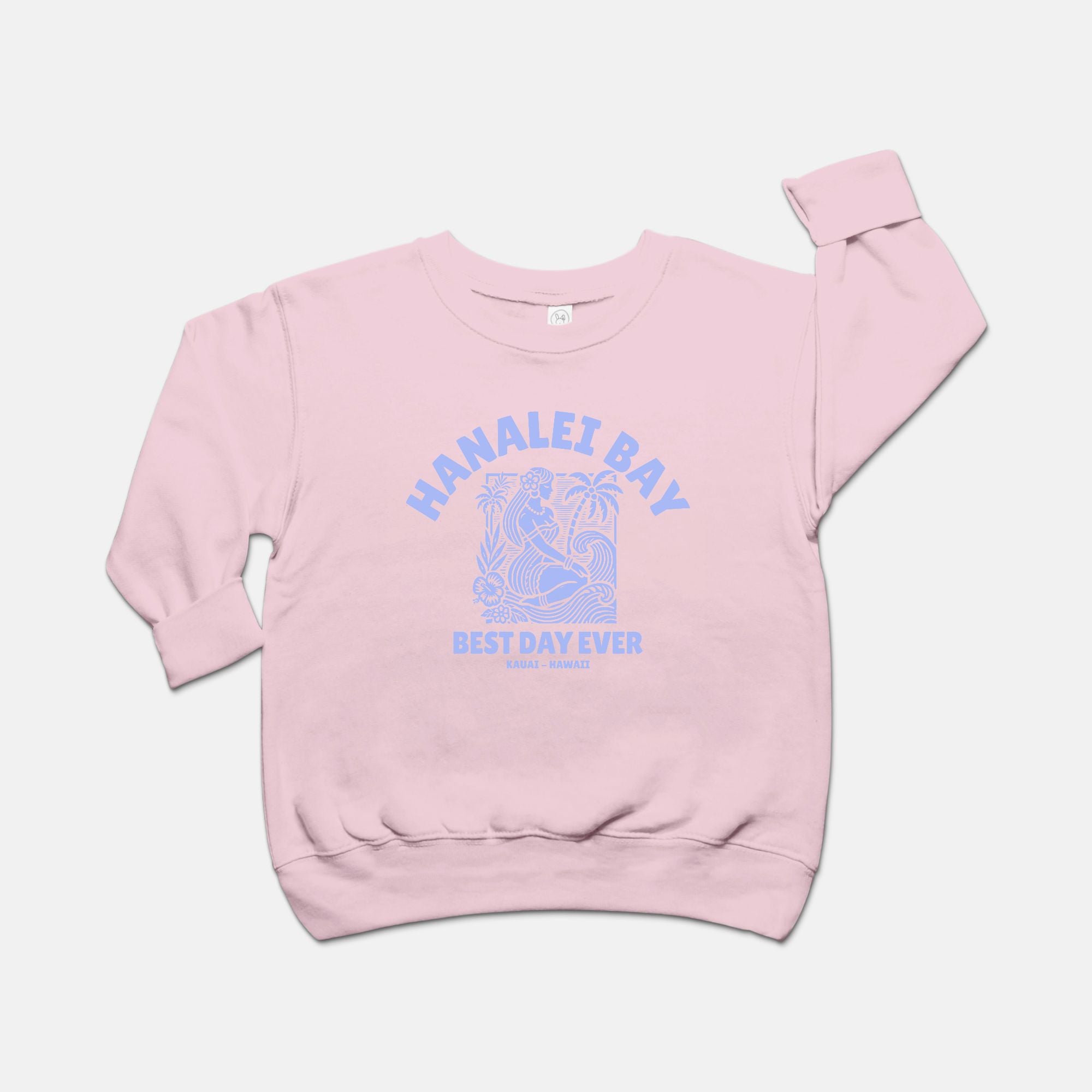 Hanalei Bay – Best Day Ever Kids Sweatshirt -Toddler Crew Neck Sweatshirt