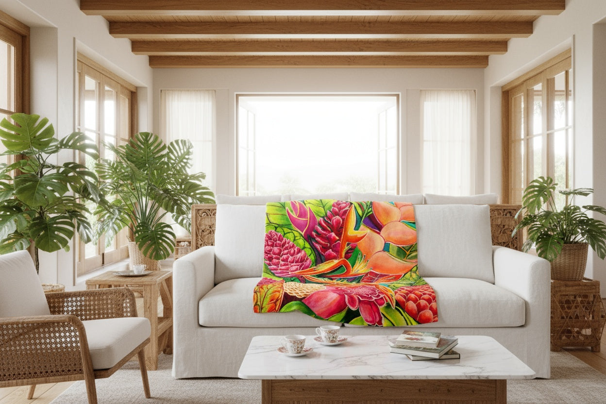 Hawaiian Love - Cuddling blanket