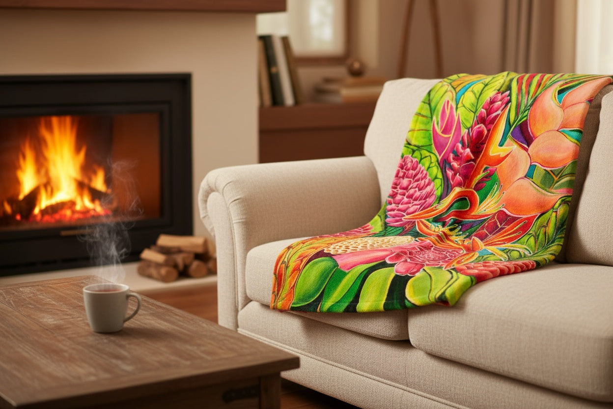 Hawaiian Love - Cuddling blanket