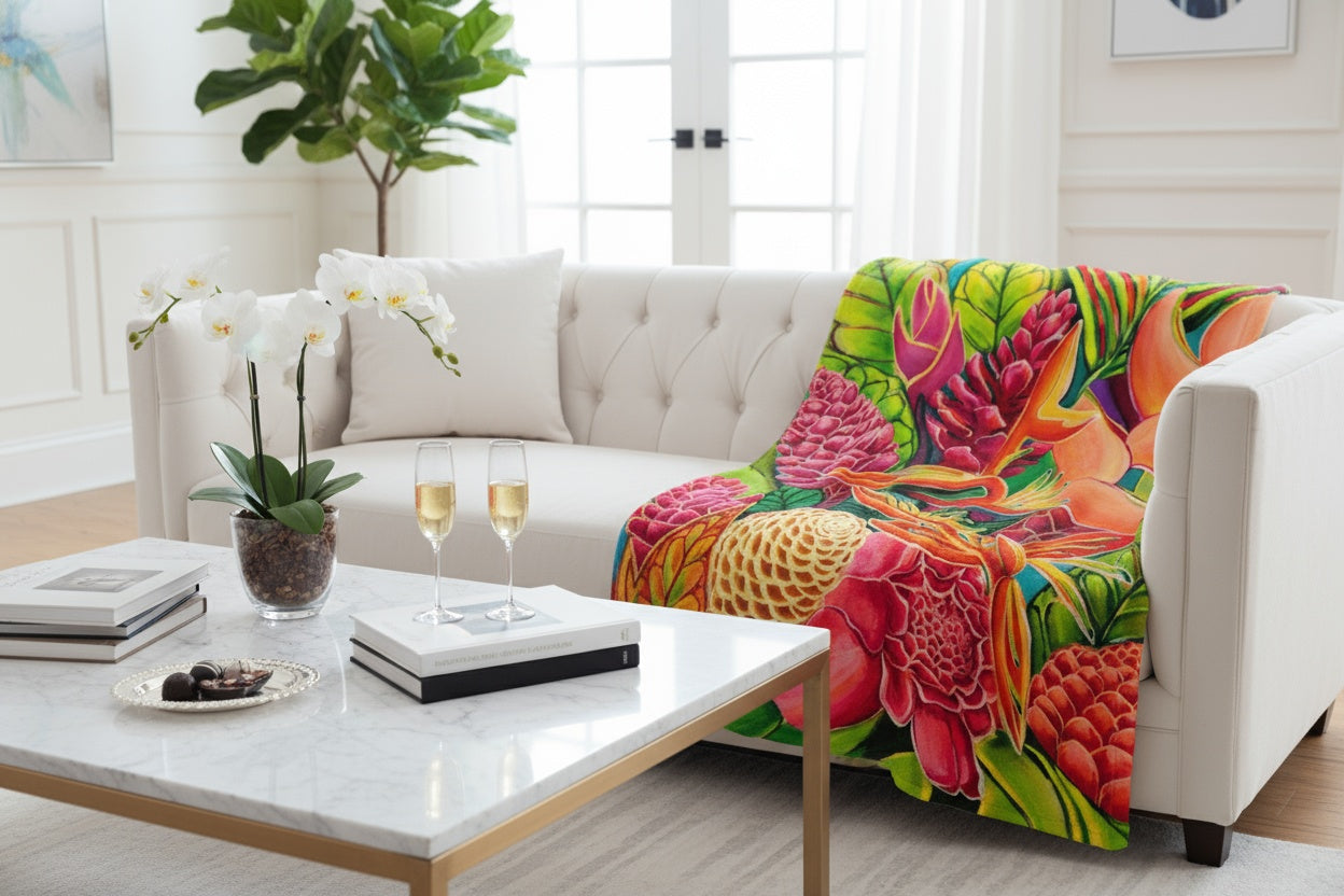 Hawaiian Love - Cuddling blanket