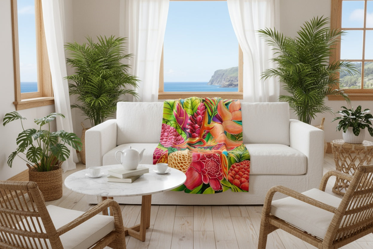 Hawaiian Love - Cuddling blanket