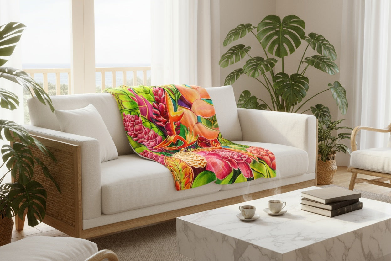 Hawaiian Love - Cuddling blanket