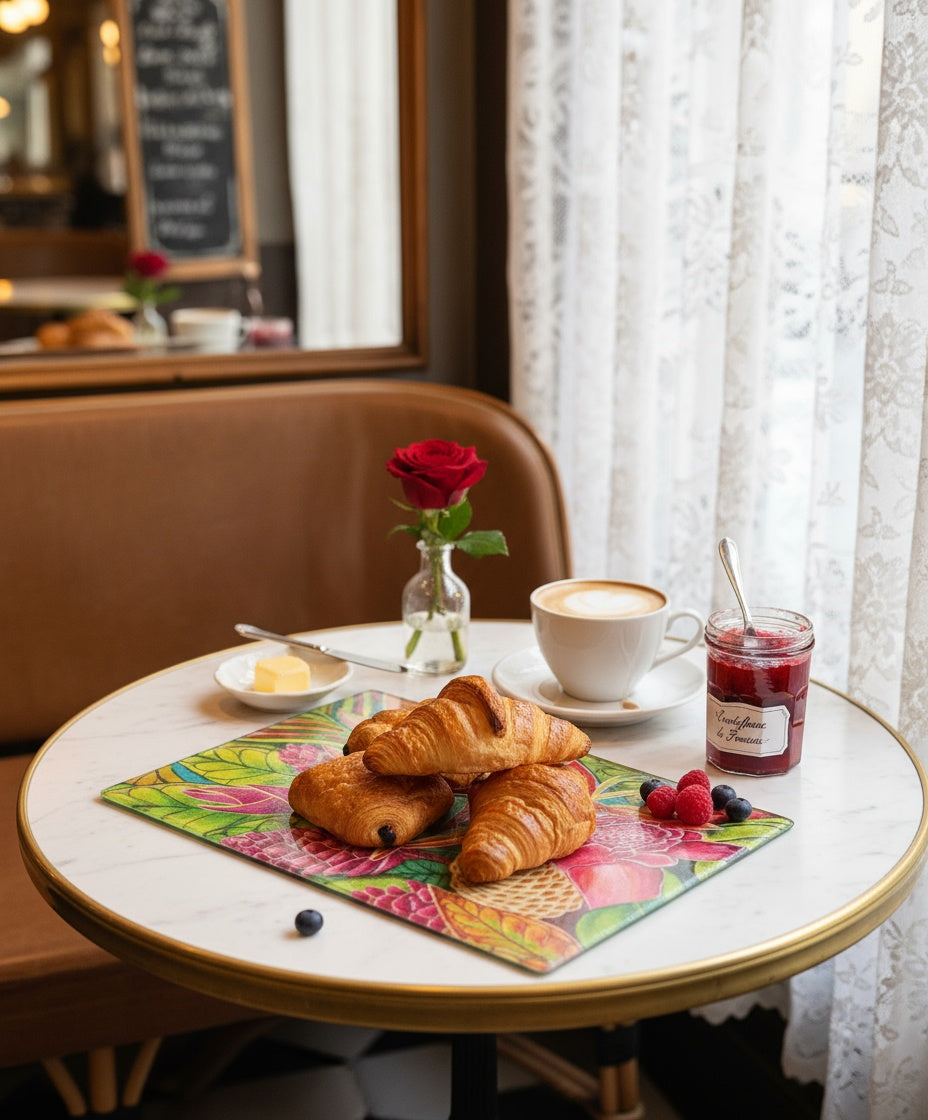 Hawaiian Love - Tempered Glass Cutting and Serving Boards