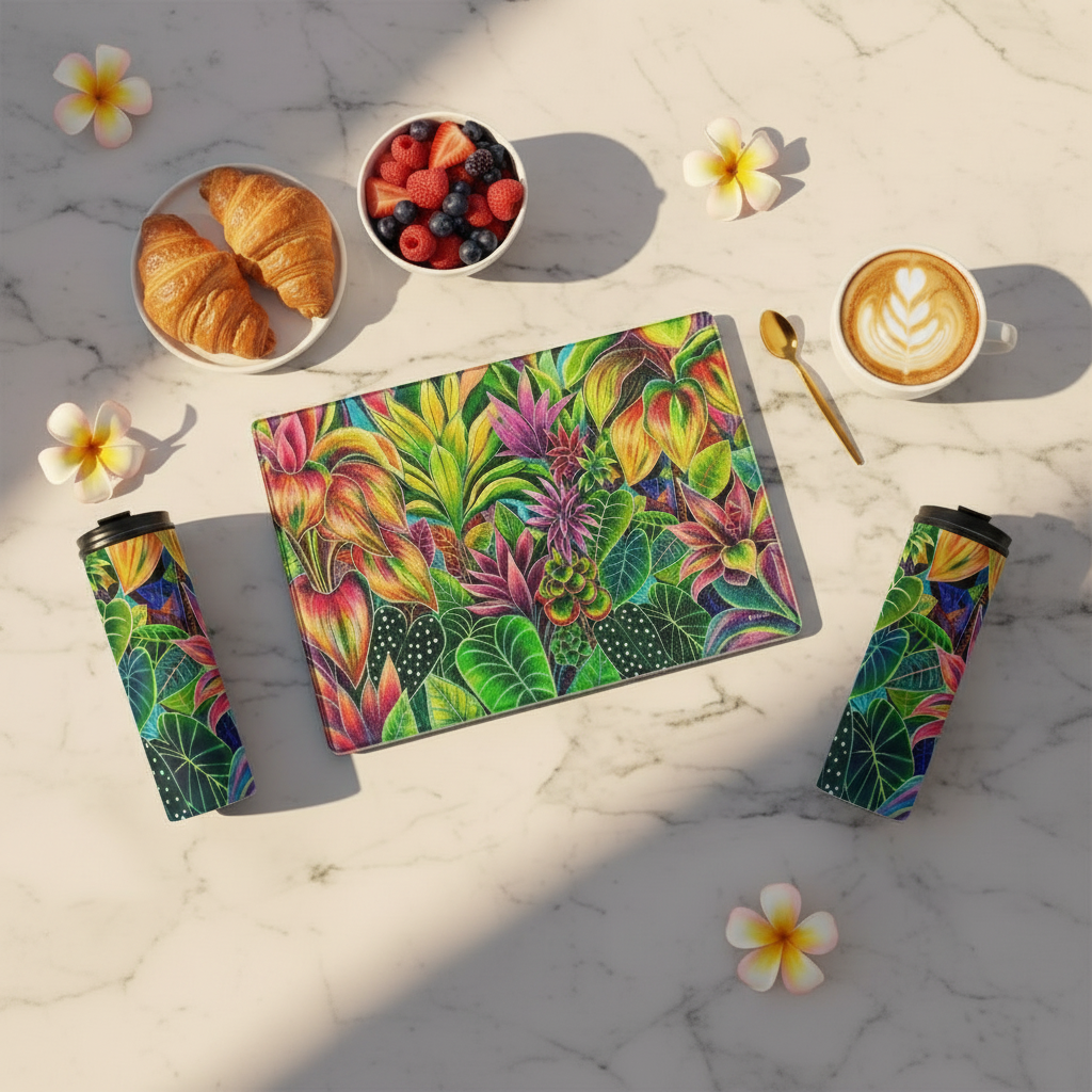 SPECIAL SET - Save & Bundle: Glass Cutting Board + 2 Tumblers