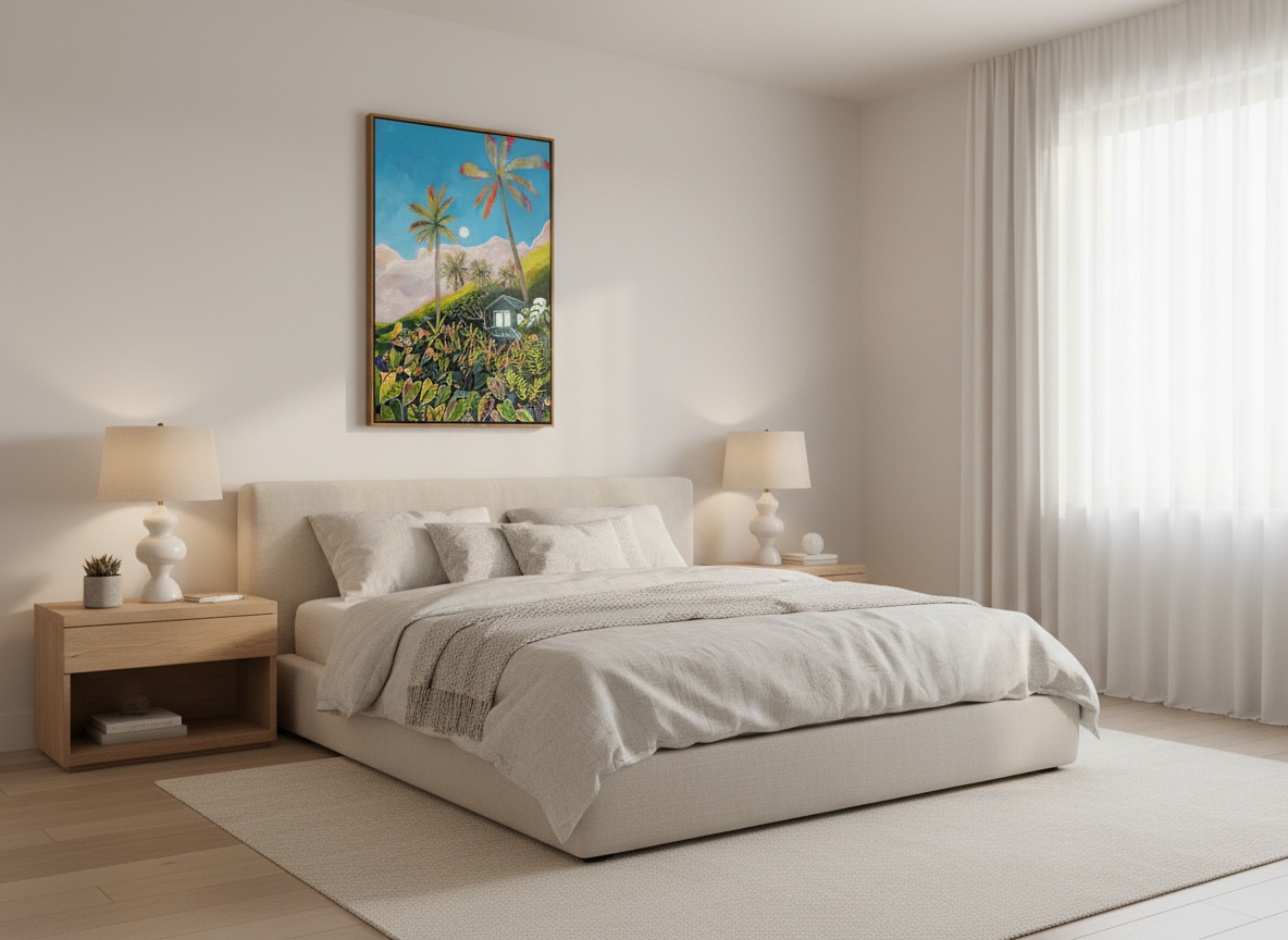 SOLD Moonrise Sunset over Kauai - Original Paitning
