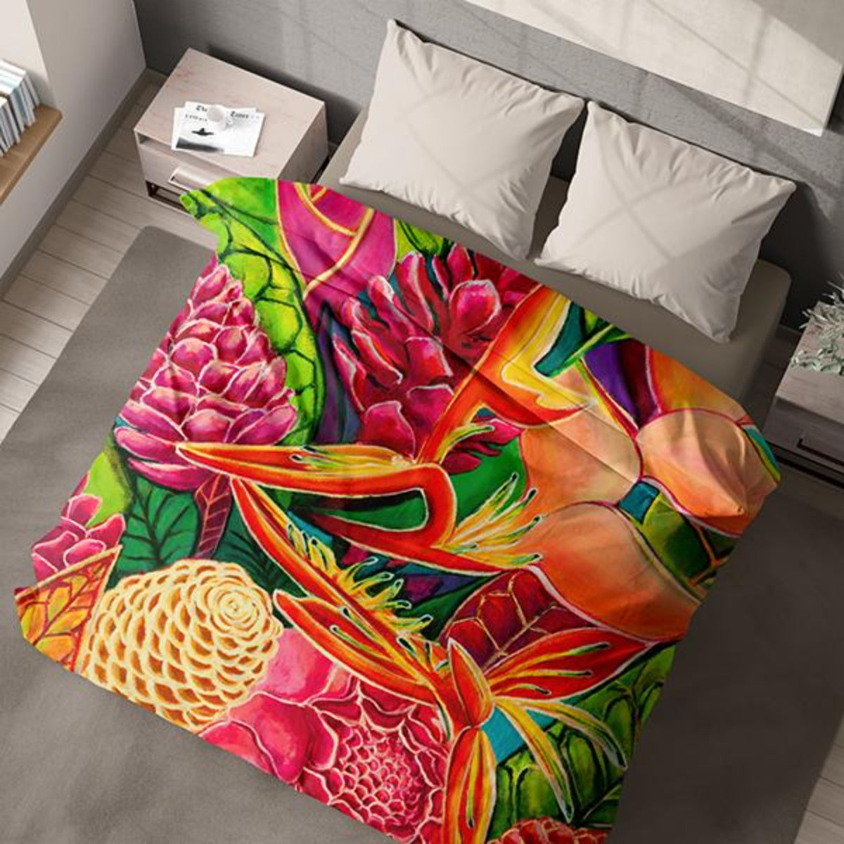 *NEW* Hawaiian Love - Duvet Cover - MICHAL ART STUDIO HAWAII - duvet cover