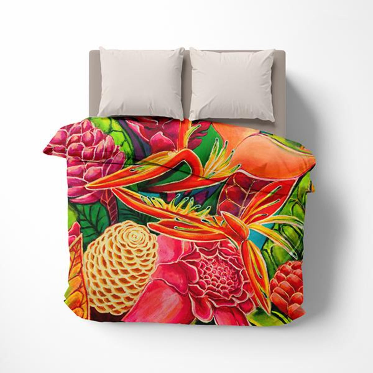 *NEW* Hawaiian Love - Duvet Cover - MICHAL ART STUDIO HAWAII - duvet cover
