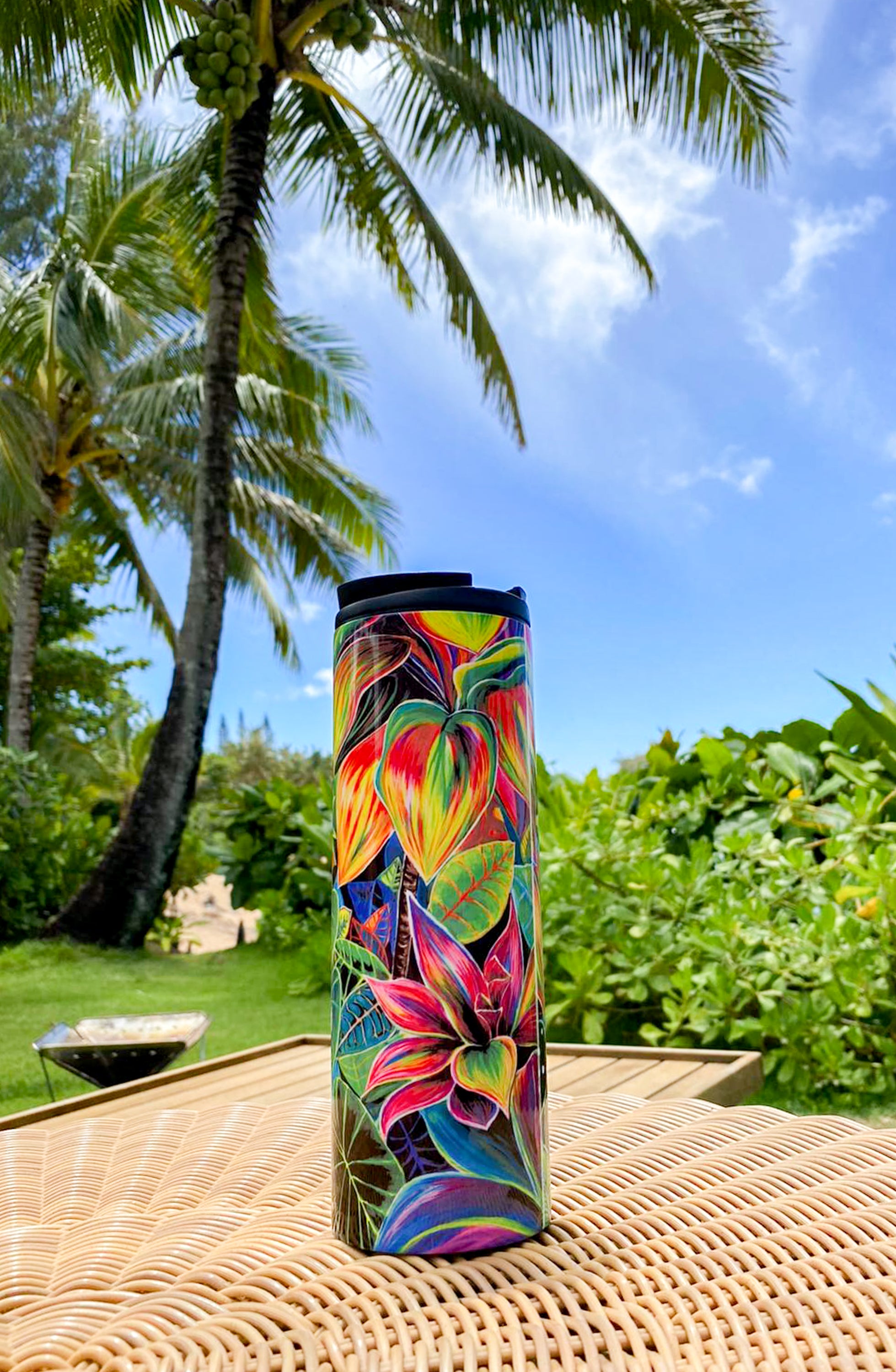 SOLD OUT - Hanalei Morning - Thermal Tumbler 16 oz - MICHAL ART STUDIO HAWAII - Thumbler