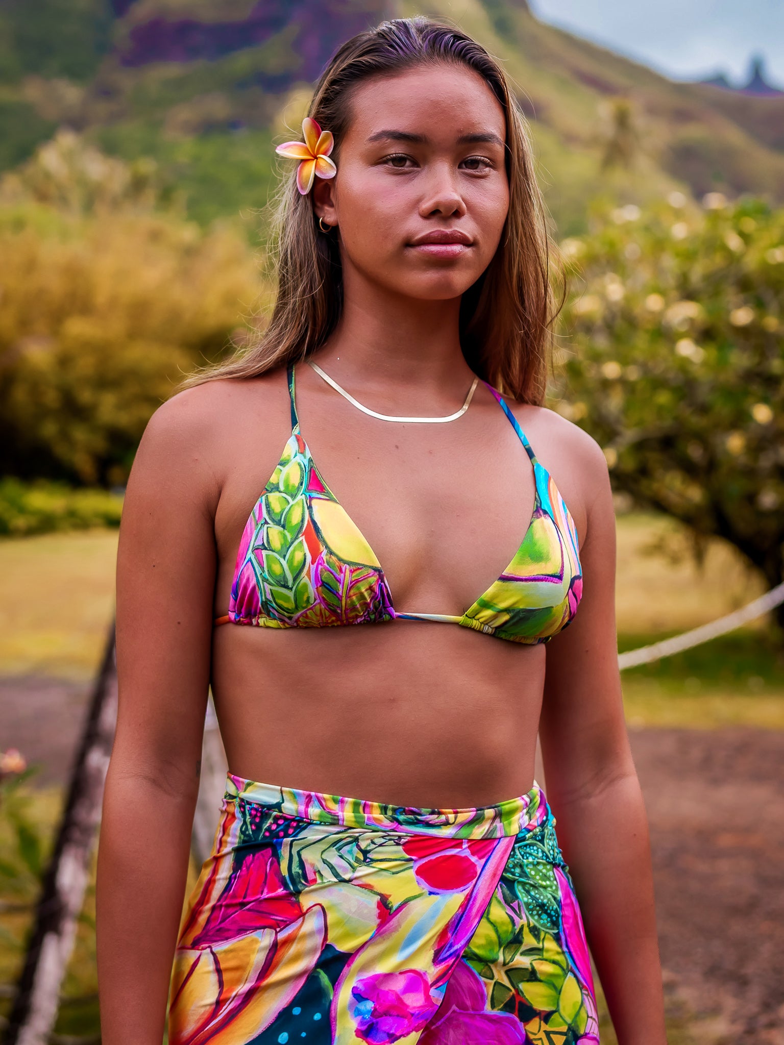 Triangle top - Radiant - MICHAL ART STUDIO HAWAII -