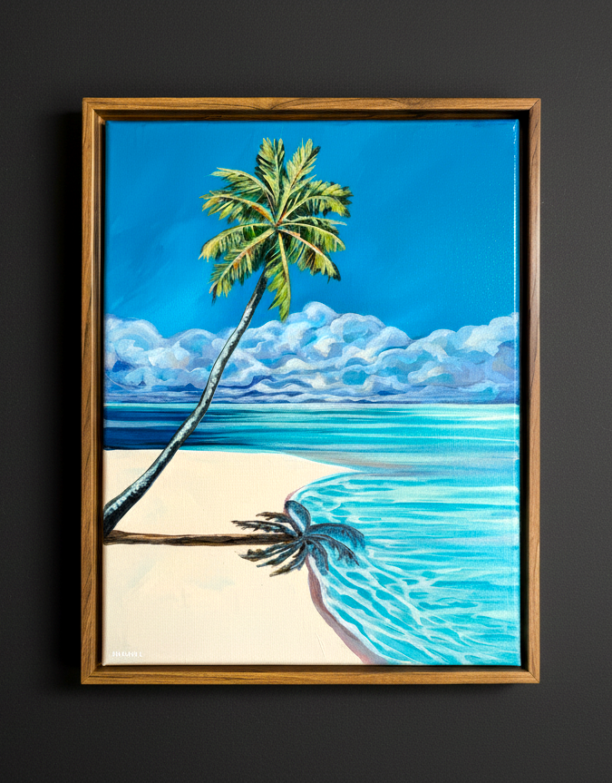 NEW - "Blue Paradise" - Original 11x14